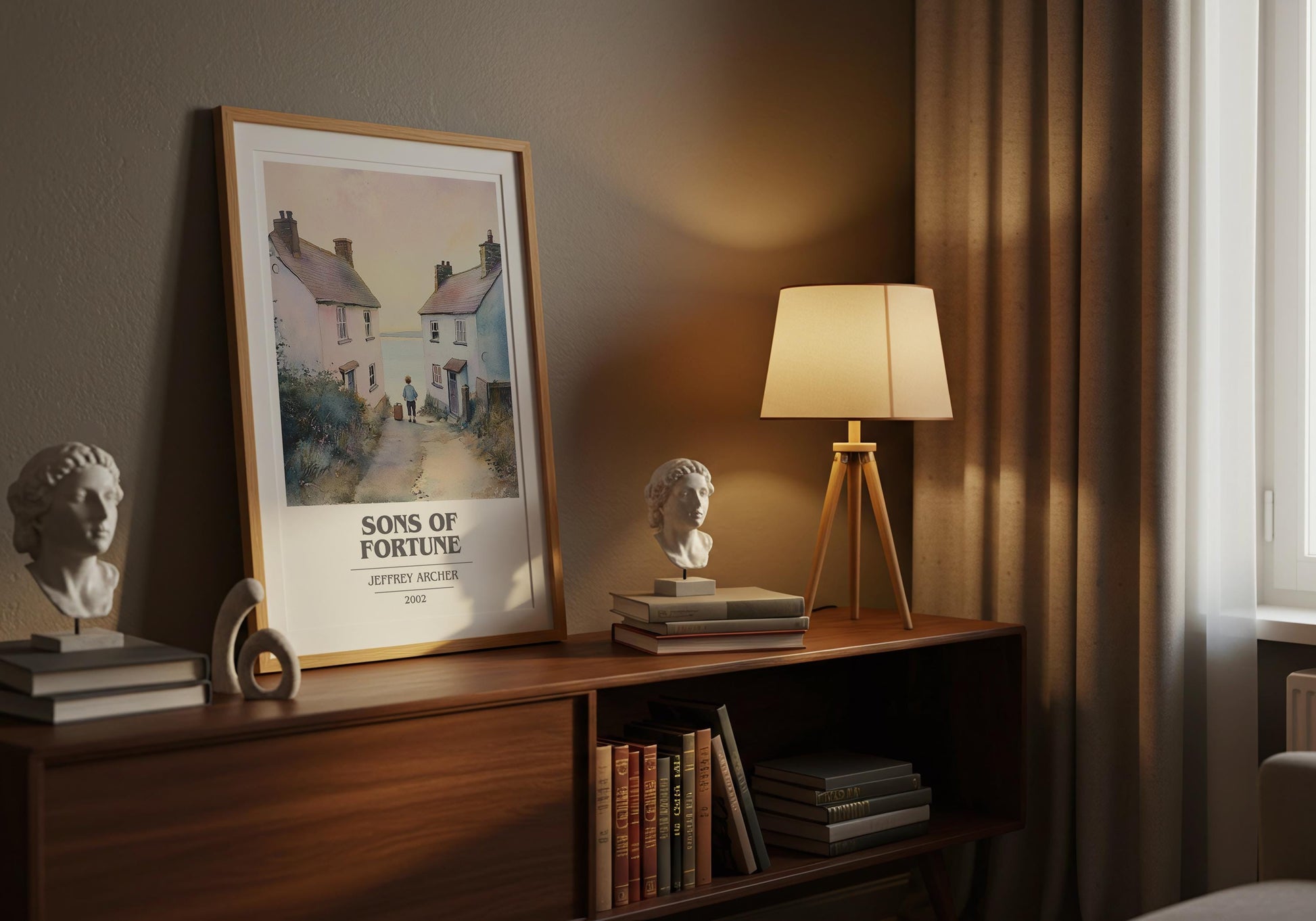 Sons Of Fortune by Jeffrey Archer | Book Poster | Literary Art Gift For Book Lover | Novel Inspired Wall Art