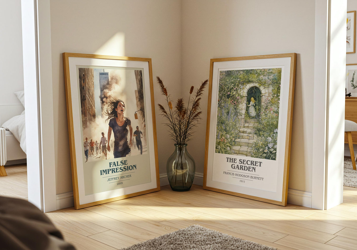 False Impression by Jeffrey Archer | Book Poster | Literary Art Gift For Book Lover | Novel Inspired Wall Art