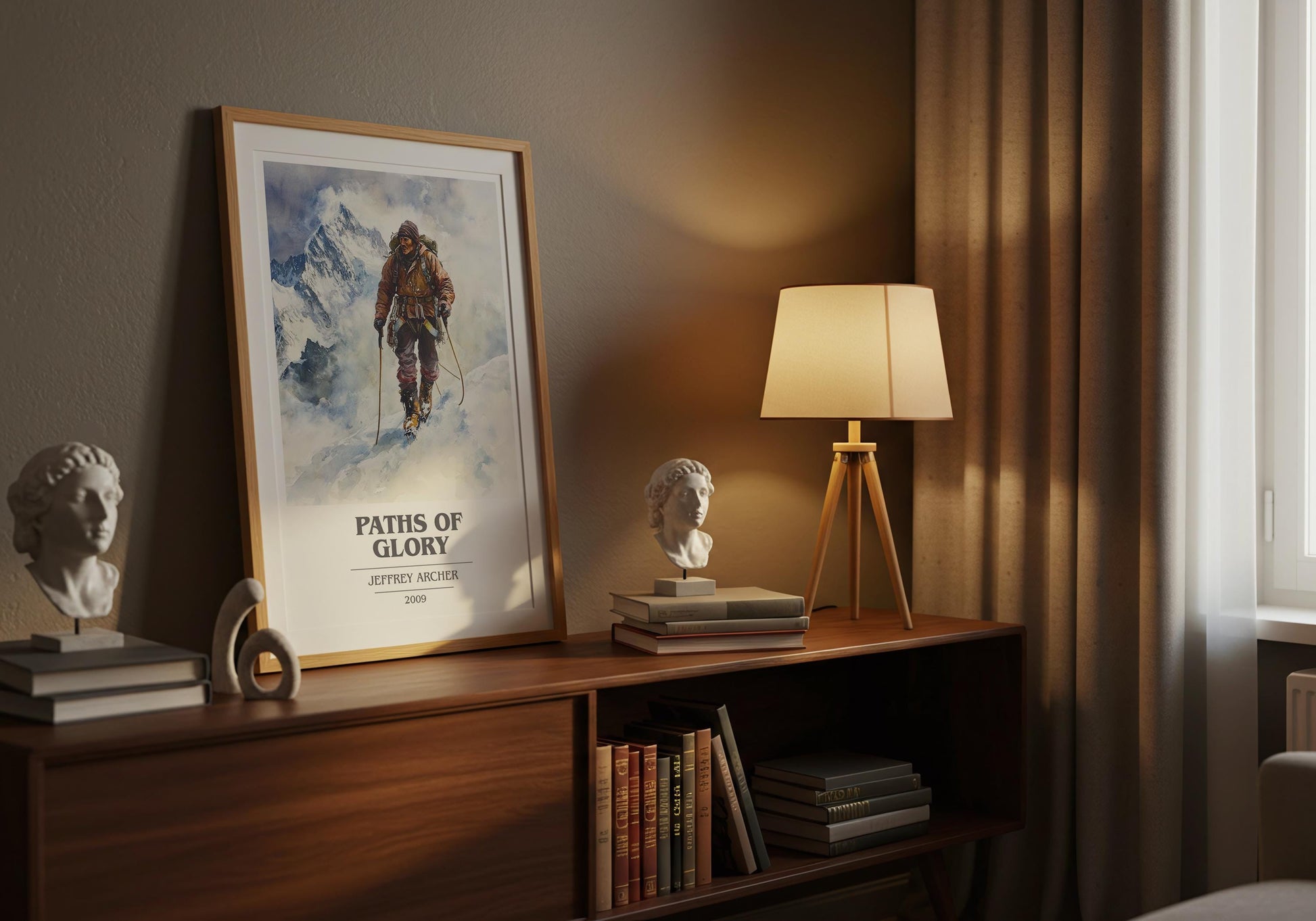 Paths Of Glory by Jeffrey Archer | Book Poster | Literary Art Gift For Book Lover | Novel Inspired Wall Art