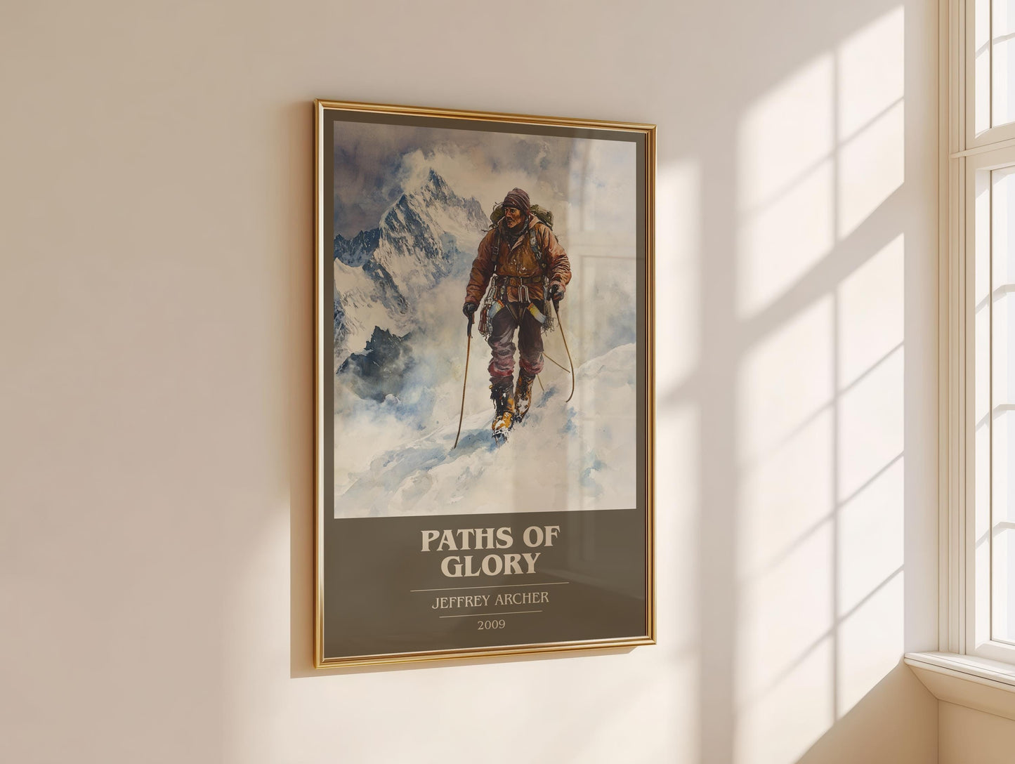 Paths Of Glory by Jeffrey Archer | Book Poster | Literary Art Gift For Book Lover | Novel Inspired Wall Art