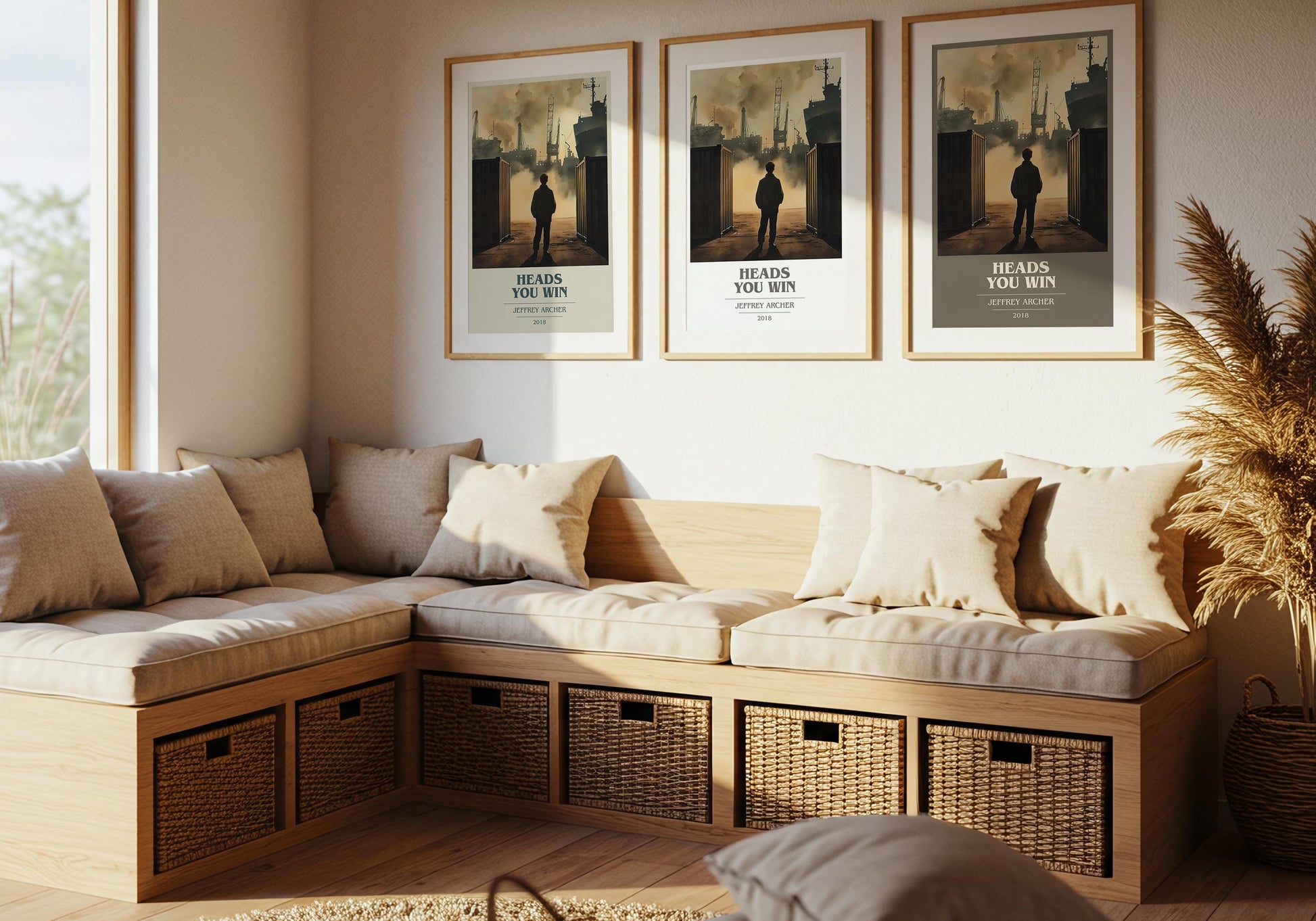 Heads You Win by Jeffrey Archer | Book Poster | Literary Art Gift For Book Lover | Novel Inspired Wall Art