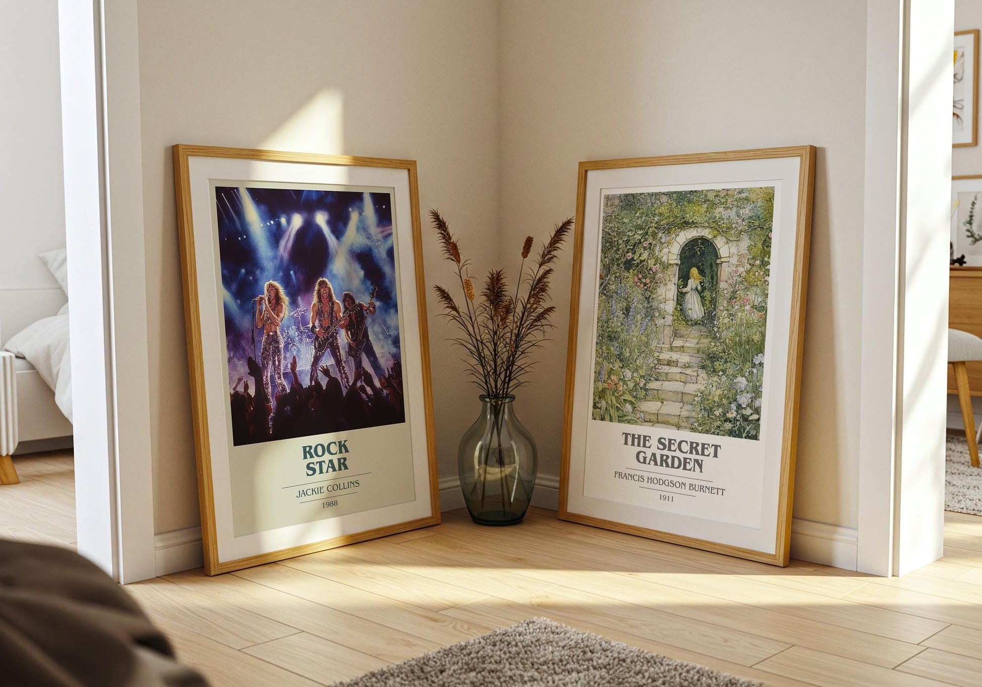 Rock Star by Jackie Collins | Book Poster | Literary Art Gift For Book Lover | Novel Inspired Wall Art