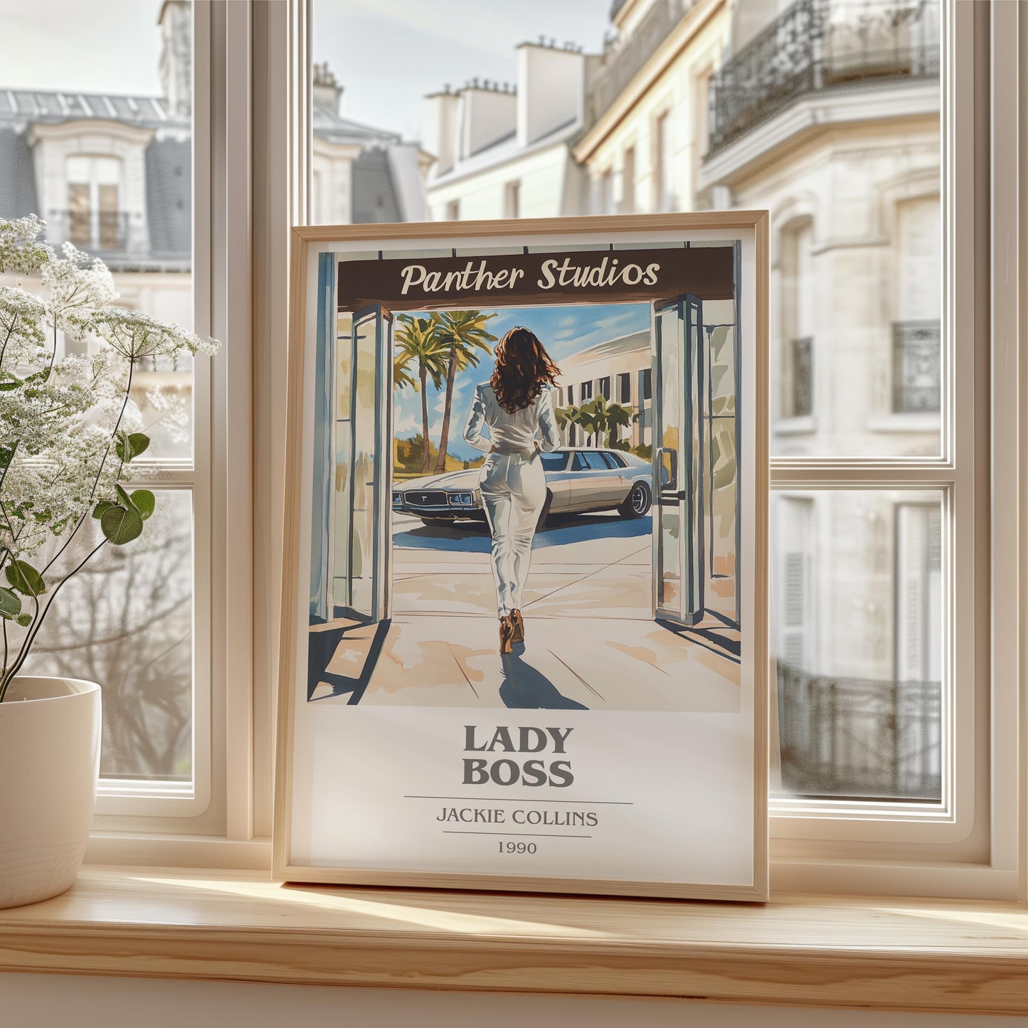 Lady Boss by Jackie Collins | Book Poster | Literary Art Gift For Book Lover | Novel Inspired Wall Art