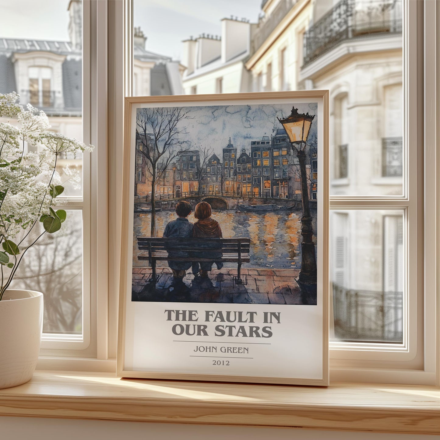 The Fault In Our Stars by John Green | Book Poster | Literary Art Gift For Book Lover | Novel Inspired Wall Art