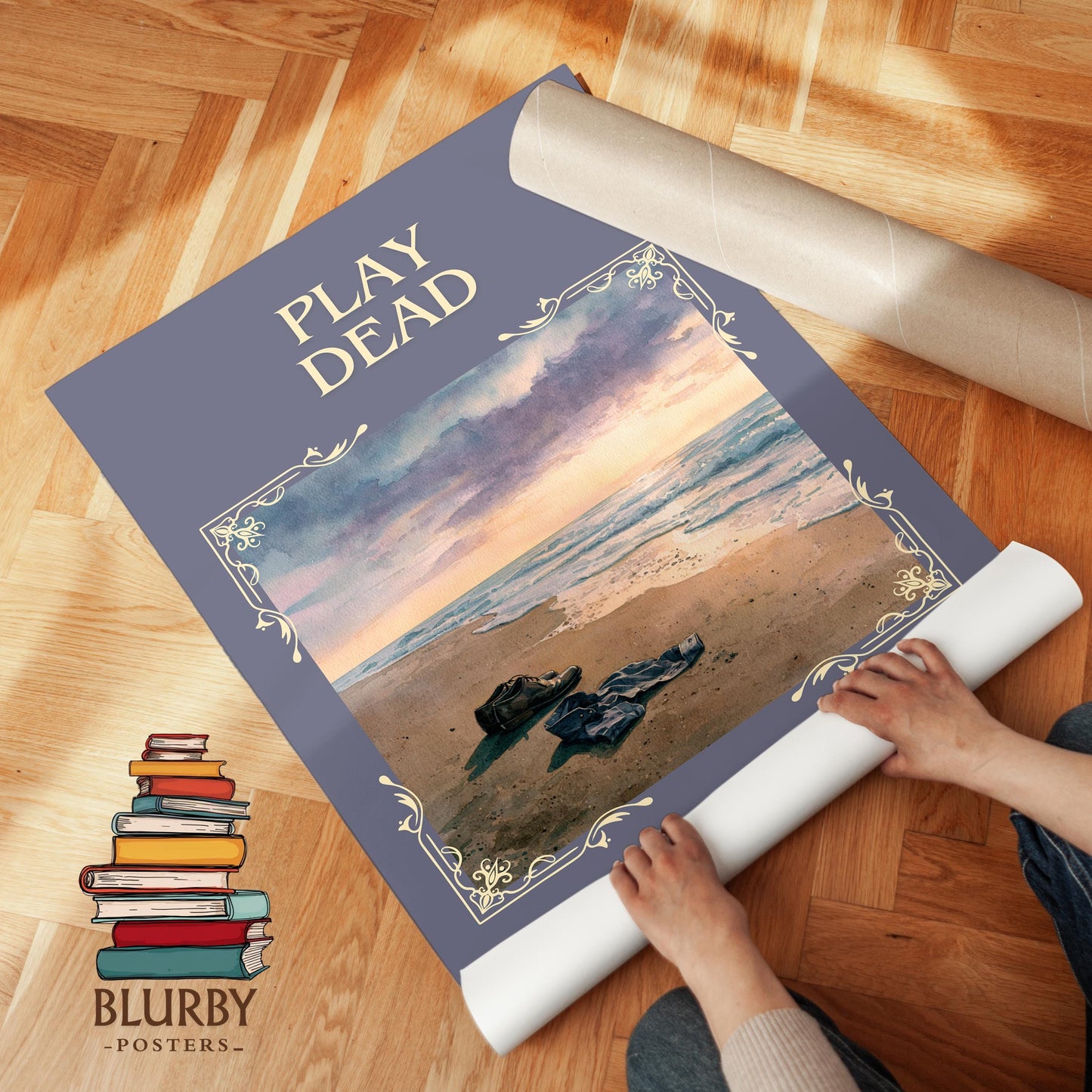 Play Dead by Harlan Coben Descriptive, High Quality Poster. Fast, Free Delivery Wall Art. Author and Blurb Artwork. Book Lover