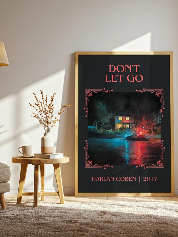 Don't Let Go classic book art print paper finish options – matte satin gloss