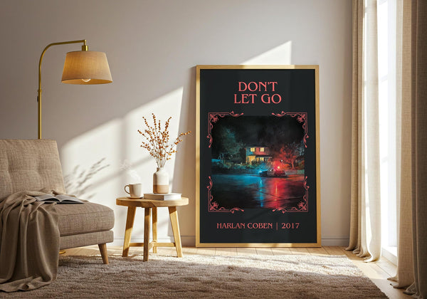 Don't Let Go classic book art print paper finish options – matte satin gloss