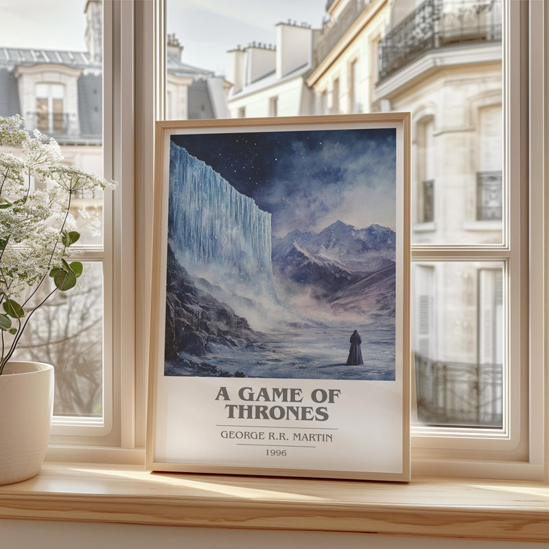 A Game Of Thrones book cover poster colour and style options – George R.R. Martin book art