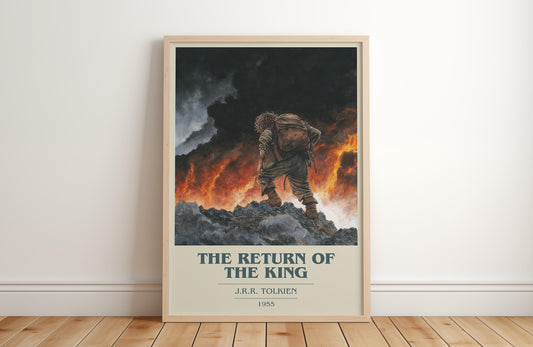 The Return Of The King by J.R.R Tolkien | Book Poster | Literary Art Gift For Book Lover | Novel Inspired Wall Art | Free Delivery