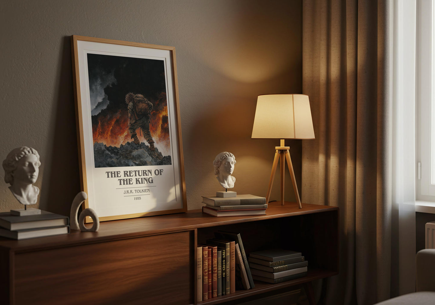 The Return Of The King by J.R.R Tolkien | Book Poster | Literary Art Gift For Book Lover | Novel Inspired Wall Art | Free Delivery