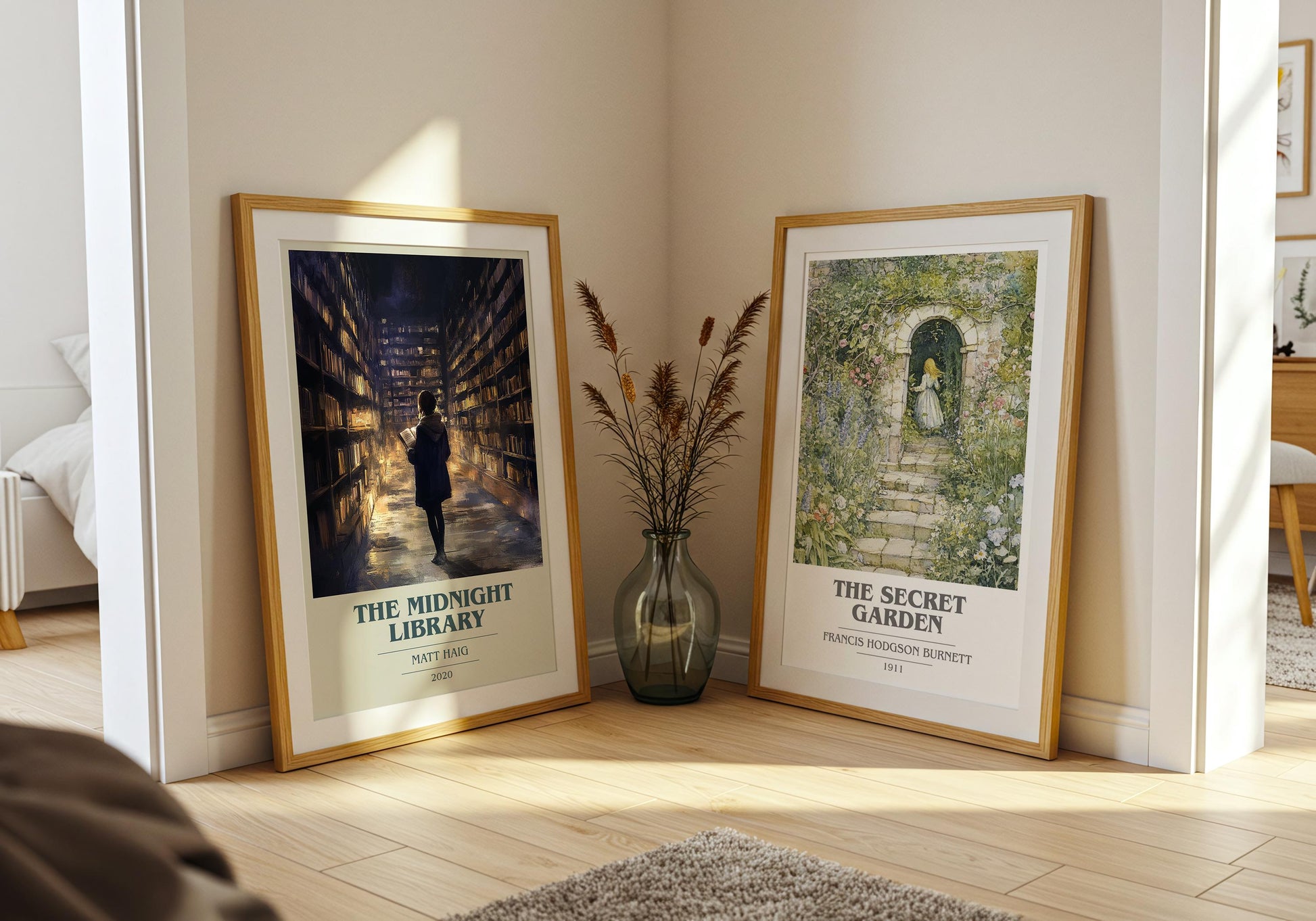 The Midnight Library book poster packaging – museum-quality print rolled in protective tube