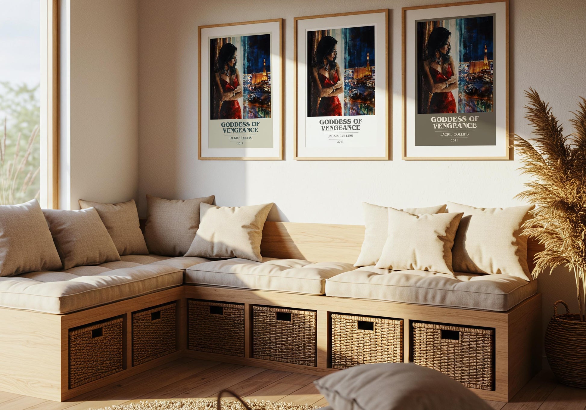 Goddess of Vengeance by Jackie Collins | Book Poster | Literary Art Gift For Book Lover | Novel Inspired Wall Art | Free Delivery