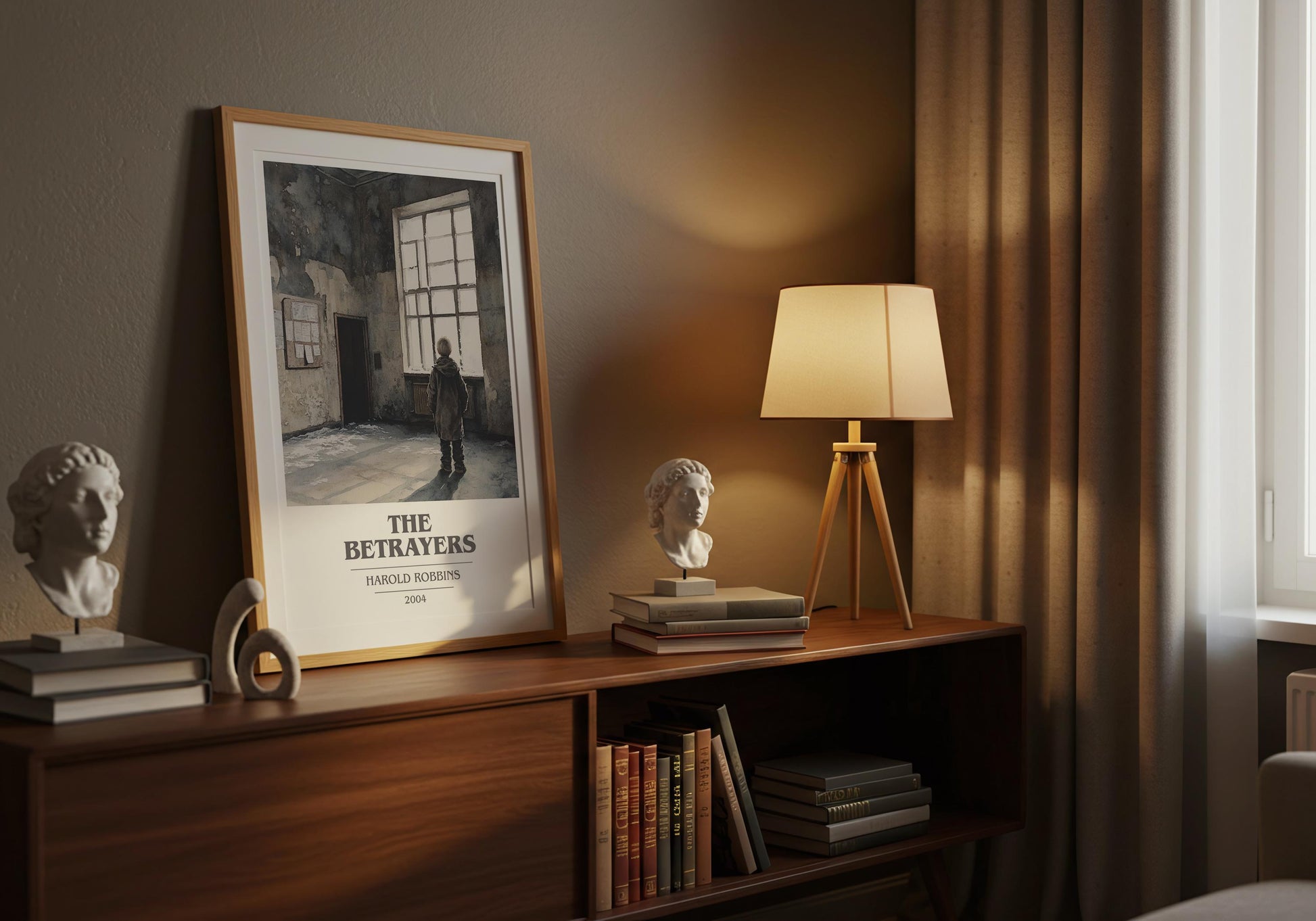 The Betrayers by Harold Robbins | Book Poster | Literary Art Gift For Book Lover | Novel Inspired Wall Art | Free Delivery