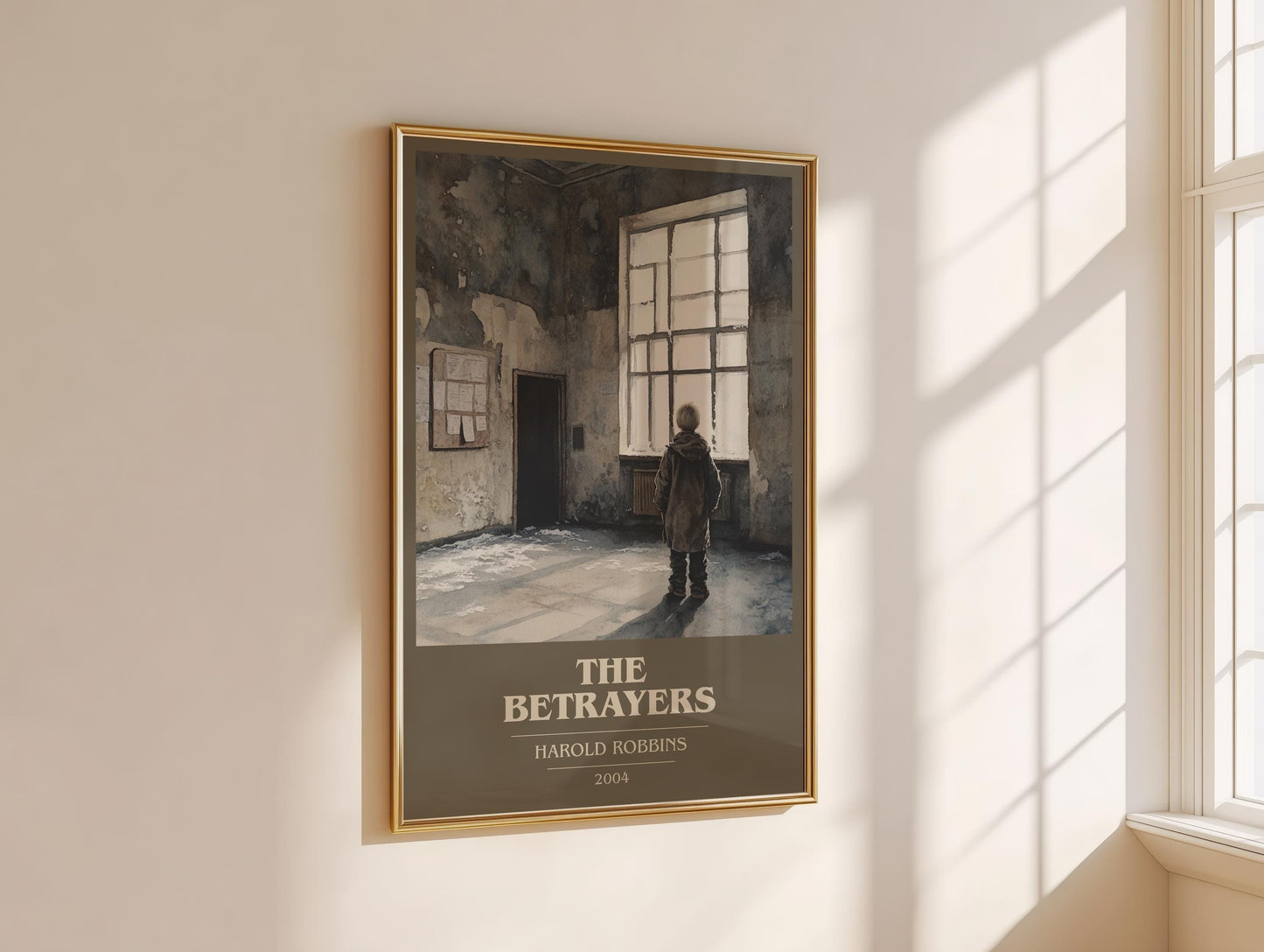 The Betrayers by Harold Robbins | Book Poster | Literary Art Gift For Book Lover | Novel Inspired Wall Art | Free Delivery