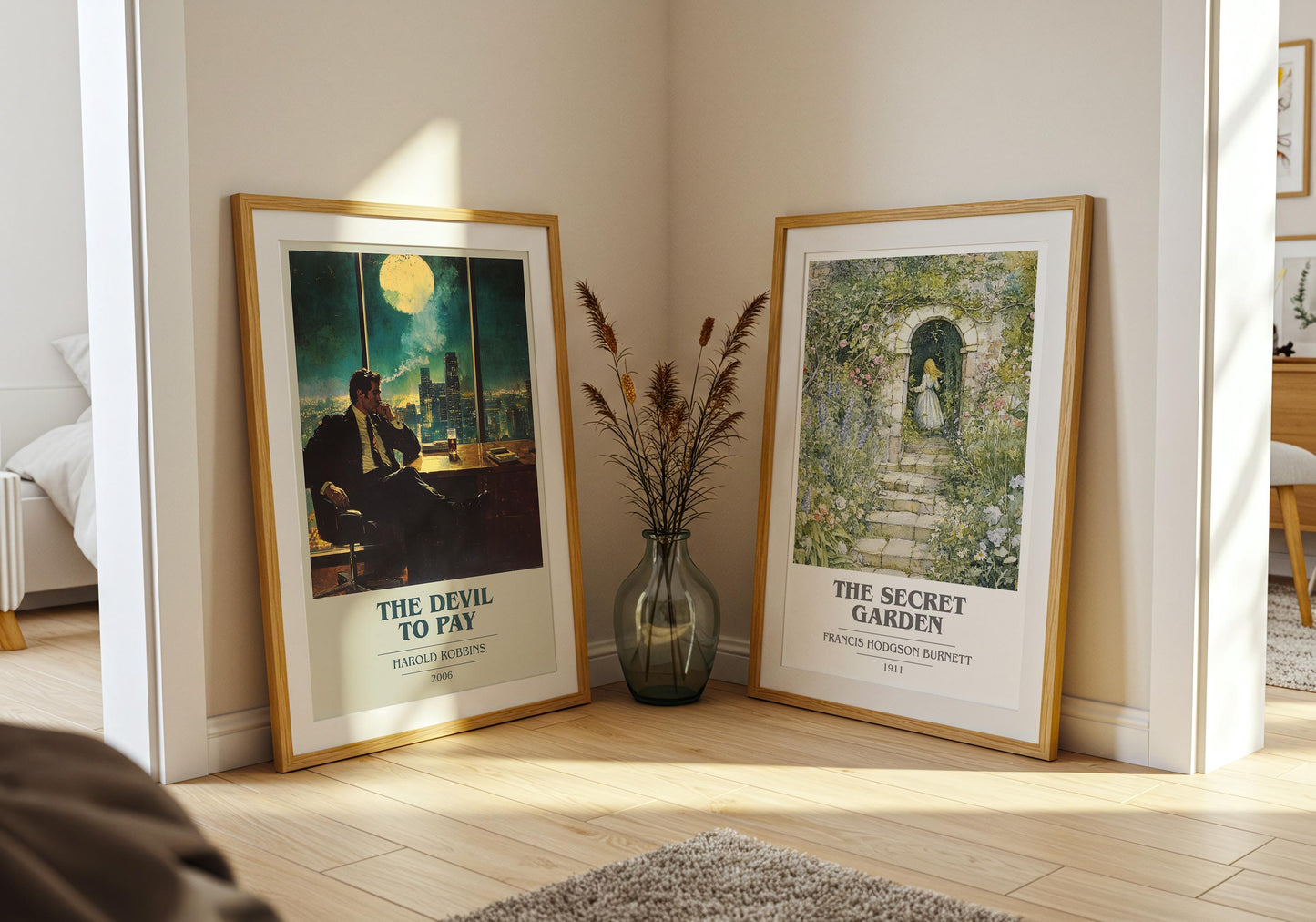 The Devil To Pay by Harold Robbins | Book Poster | Literary Art Gift For Book Lover | Novel Inspired Wall Art | Free Delivery