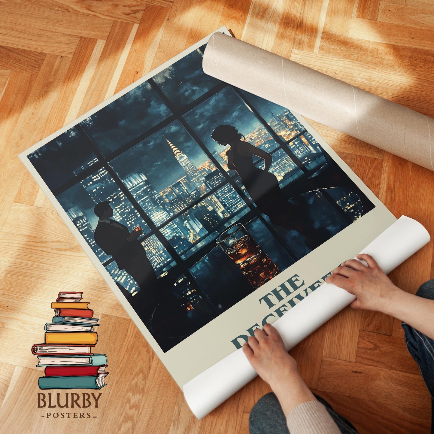 The Deceivers by Harold Robbins | Book Poster | Literary Art Gift For Book Lover | Novel Inspired Wall Art | Free Delivery