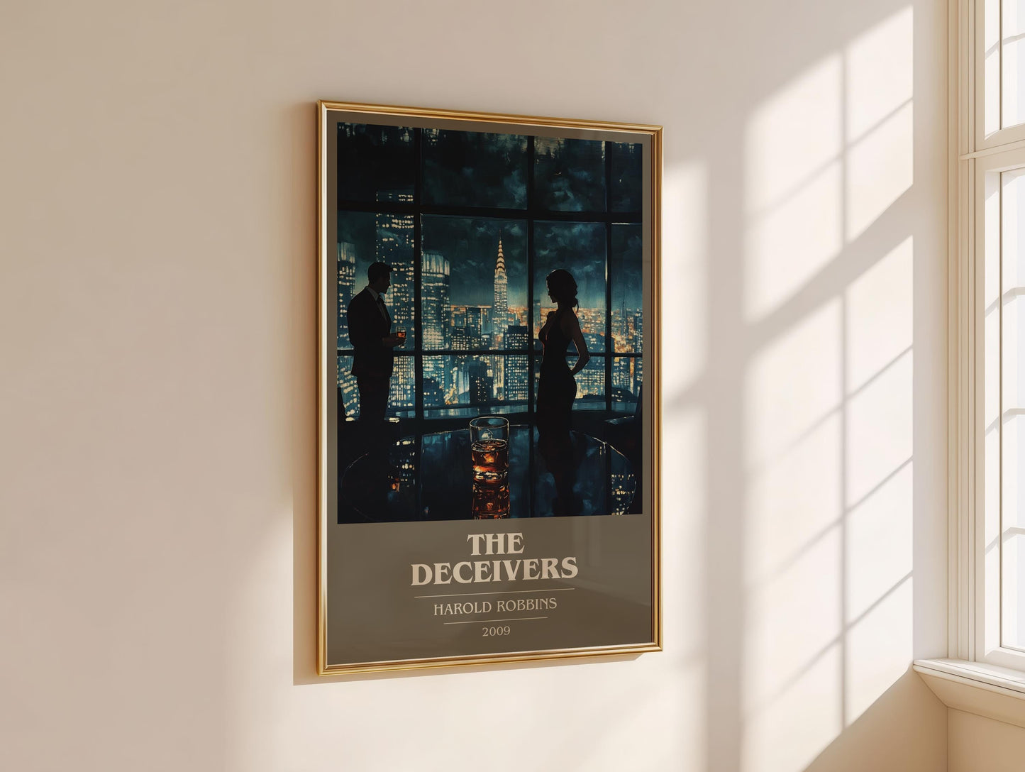 The Deceivers by Harold Robbins | Book Poster | Literary Art Gift For Book Lover | Novel Inspired Wall Art | Free Delivery