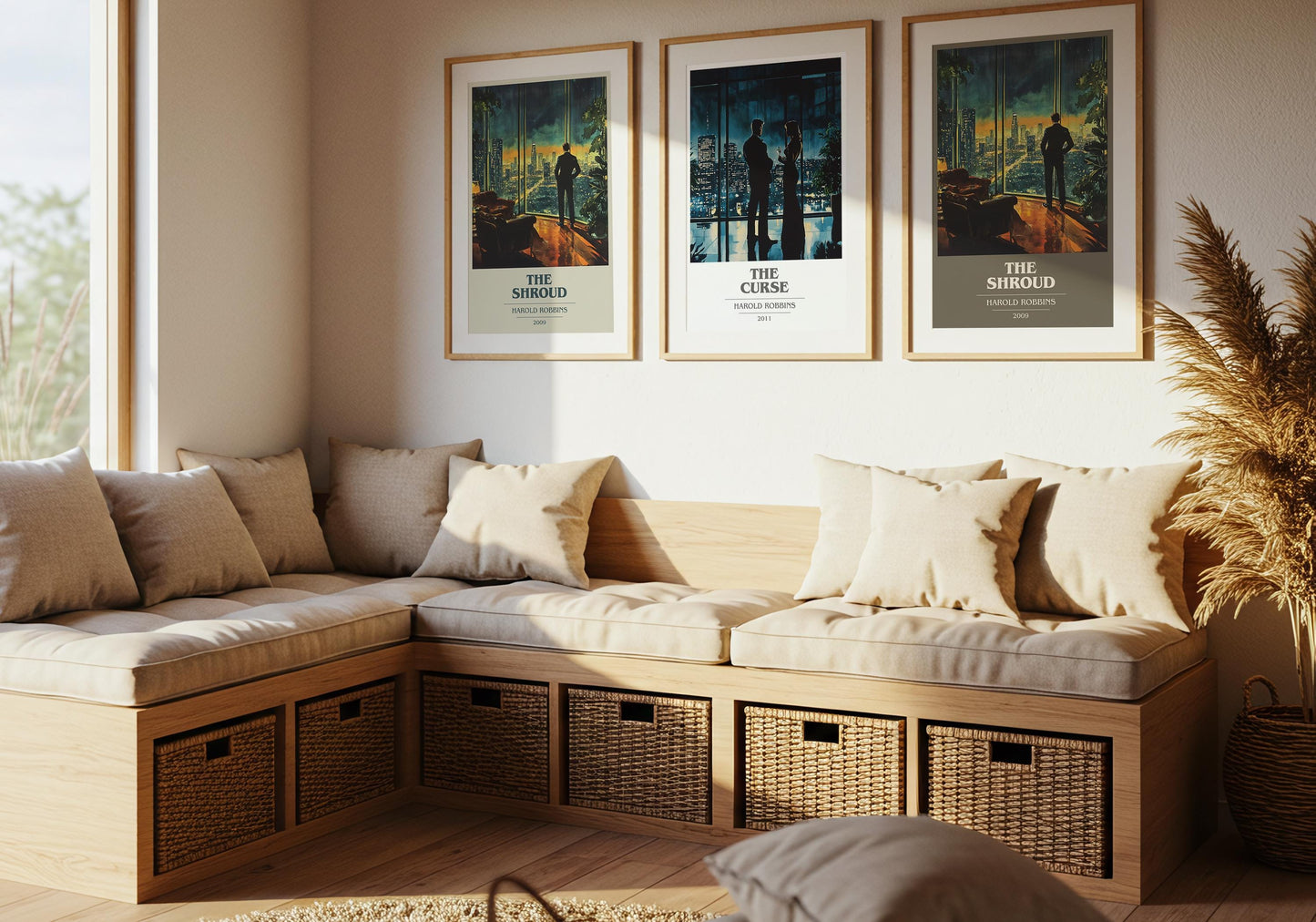 The Shroud by Harold Robbins | Book Poster | Literary Art Gift For Book Lover | Novel Inspired Wall Art | Free Delivery