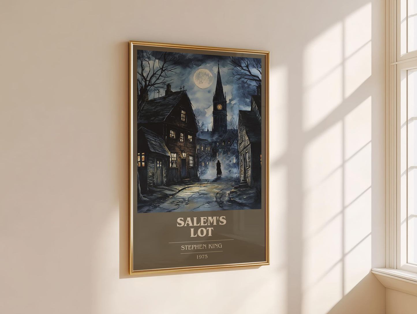 Salem's Lot by Stephen King | Book Poster | Literary Art Gift For Book Lover | Novel Inspired Wall Art | Free Delivery