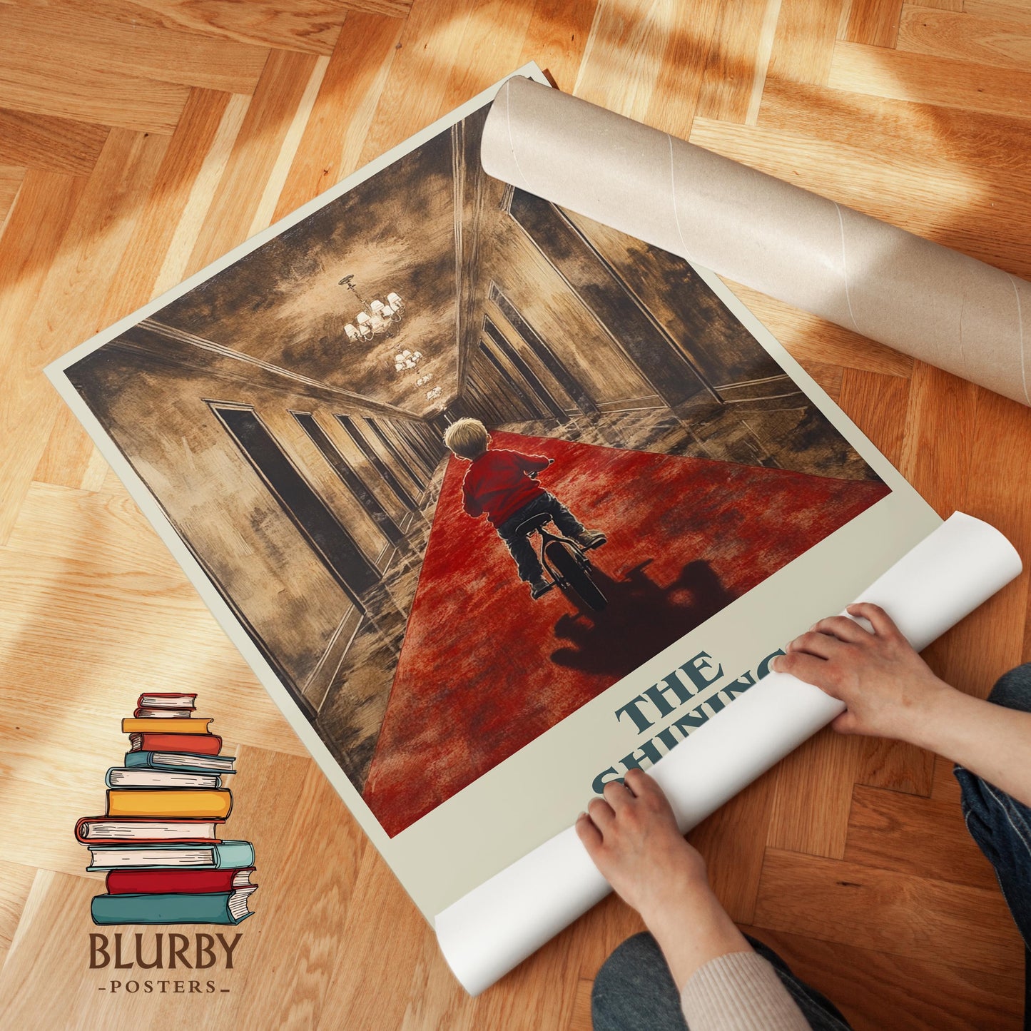 The Shining by Stephen King | Book Poster | Literary Art Gift For Book Lover | Novel Inspired Wall Art | Free Delivery