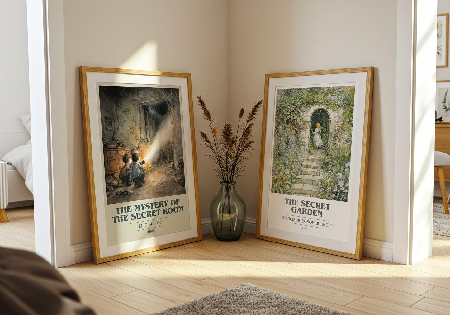 The Mystery of the Secret Room by Enid Blyton | Book Poster | Literary Art Gift For Book Lover | Novel Inspired Wall Art