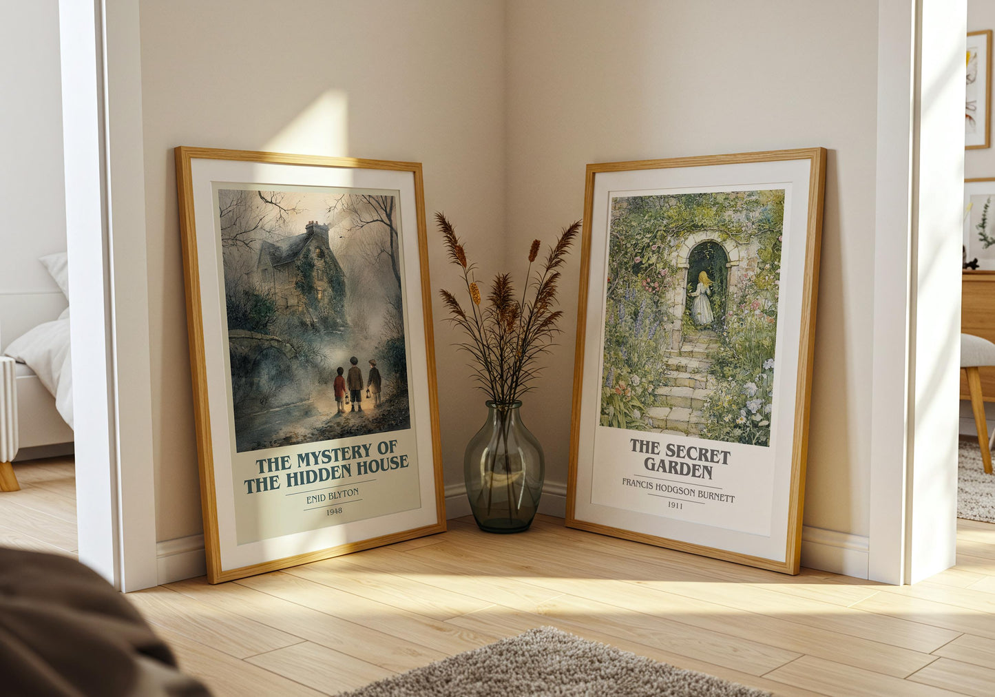 The Mystery of the Hidden House by Enid Blyton | Book Poster | Literary Art Gift For Book Lover | Novel Inspired Wall Art