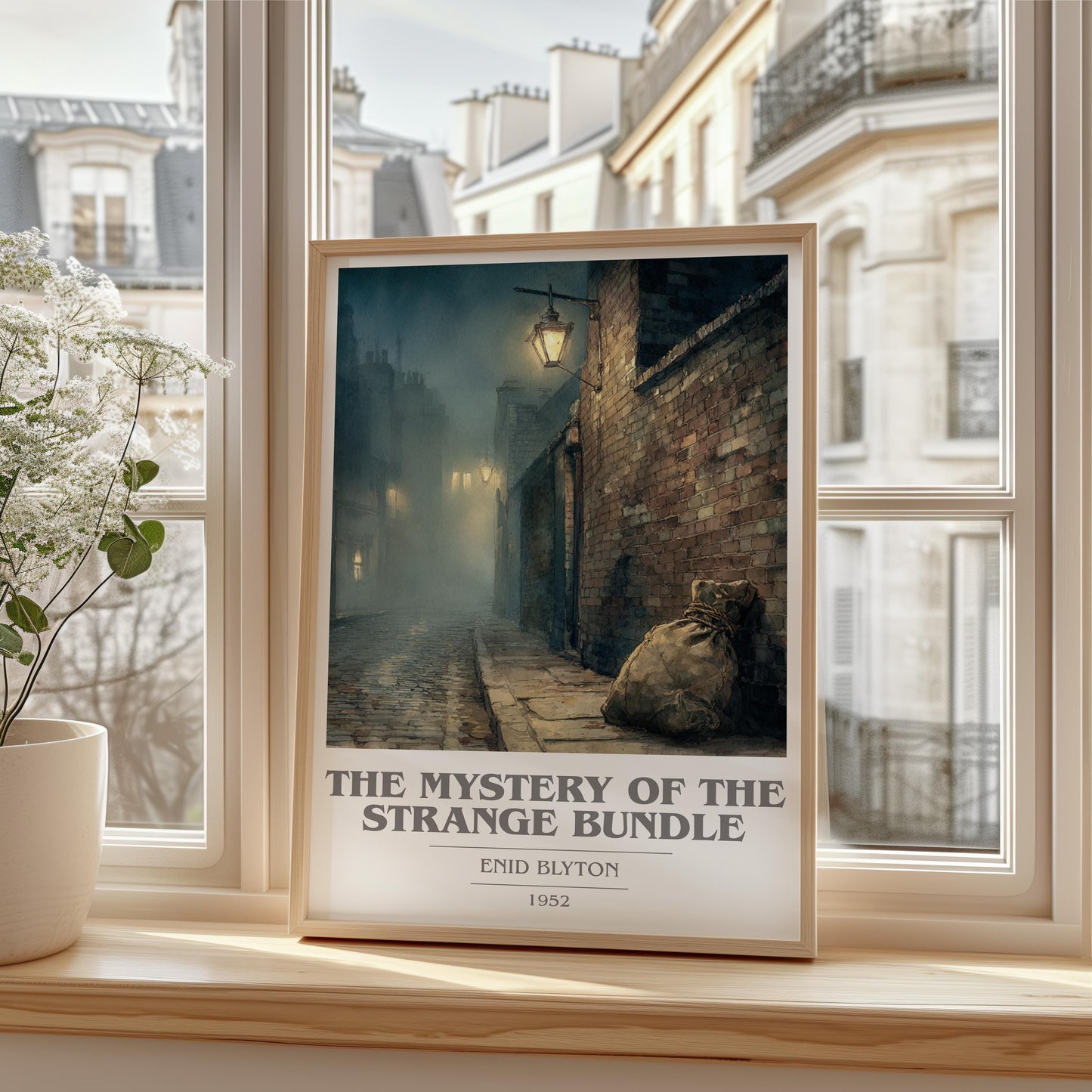 The Mystery of the Strange Bundle by Enid Blyton | Book Poster | Literary Art Gift For Book Lover | Novel Inspired Wall Art