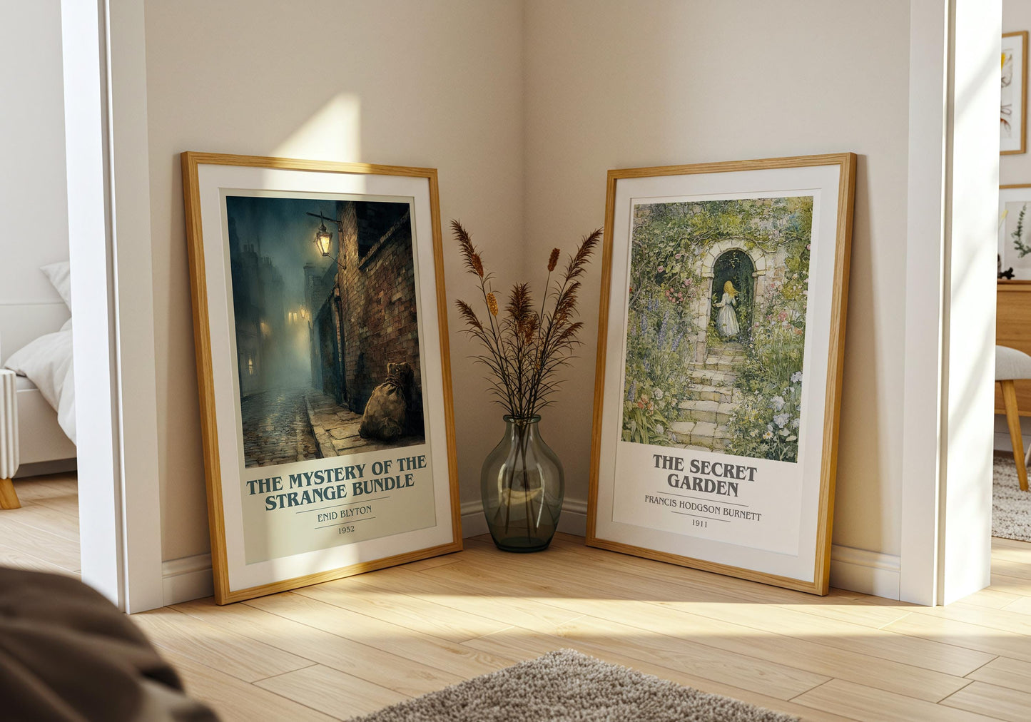 The Mystery of the Strange Bundle by Enid Blyton | Book Poster | Literary Art Gift For Book Lover | Novel Inspired Wall Art