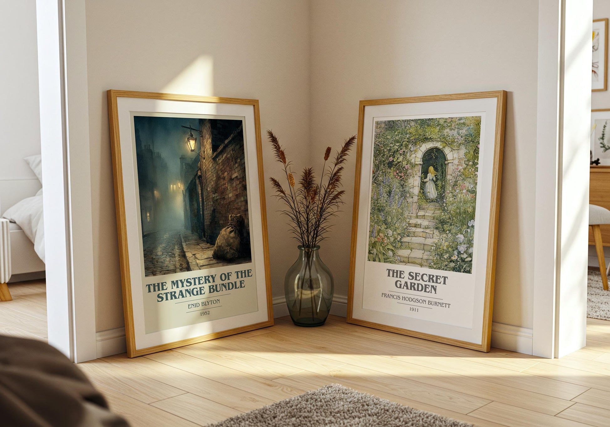 The Mystery of the Strange Bundle by Enid Blyton | Book Poster | Literary Art Gift For Book Lover | Novel Inspired Wall Art