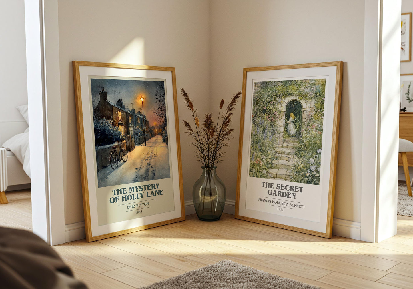 The Mystery of Holly Lane by Enid Blyton | Book Poster | Literary Art Gift For Book Lover | Novel Inspired Wall Art | Free Delivery