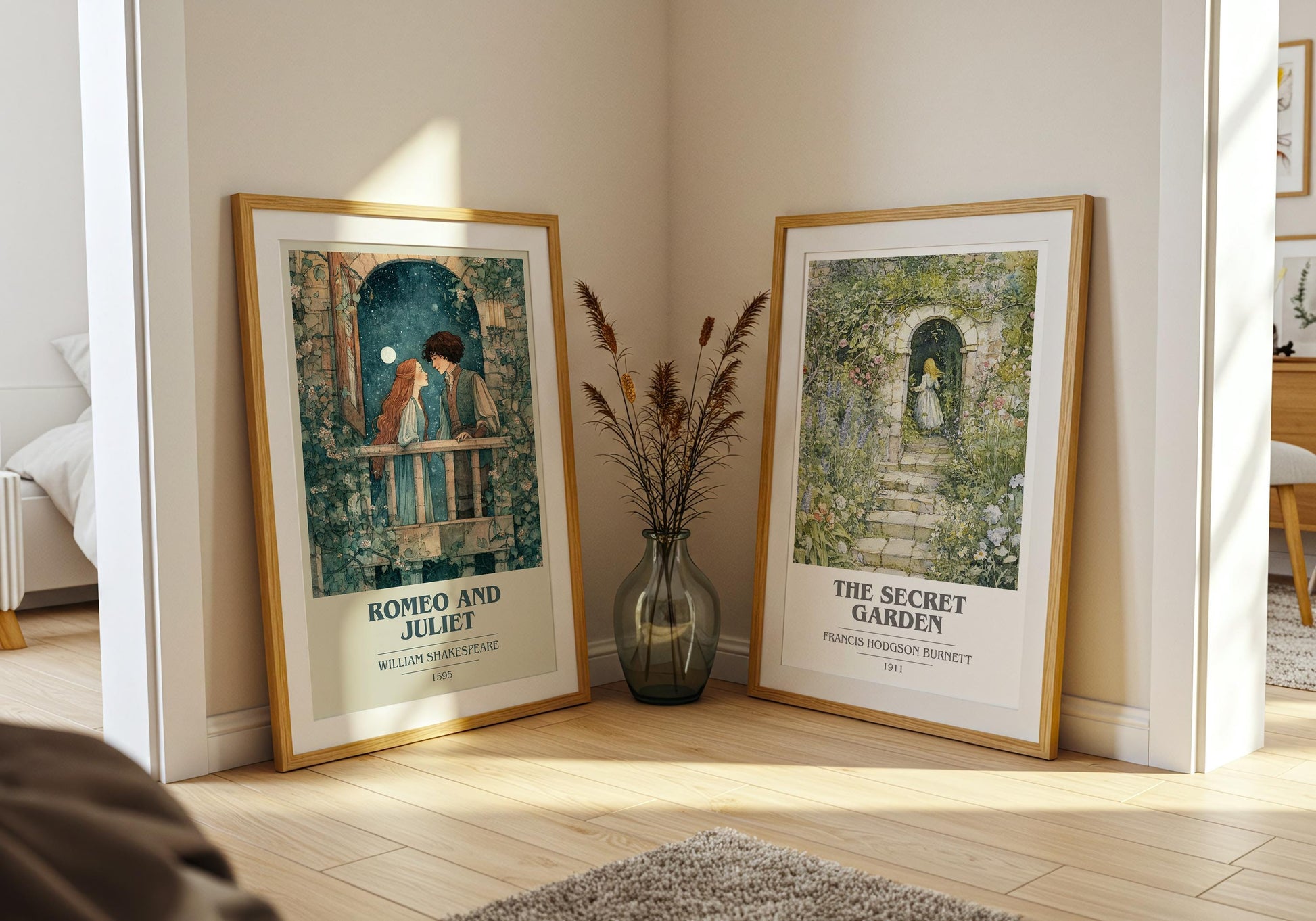 Romeo and Juliet by William Shakespeare | Book Poster | Literary Art Gift For Book Lover | Novel Inspired Wall Art | Free Delivery