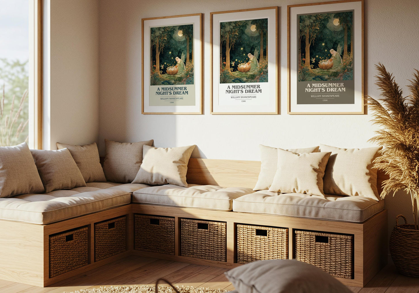 A Midsummer Nights Dream by William Shakespeare | Book Poster | Literary Art Gift For Book Lover | Novel Inspired Wall Art | Free Delivery