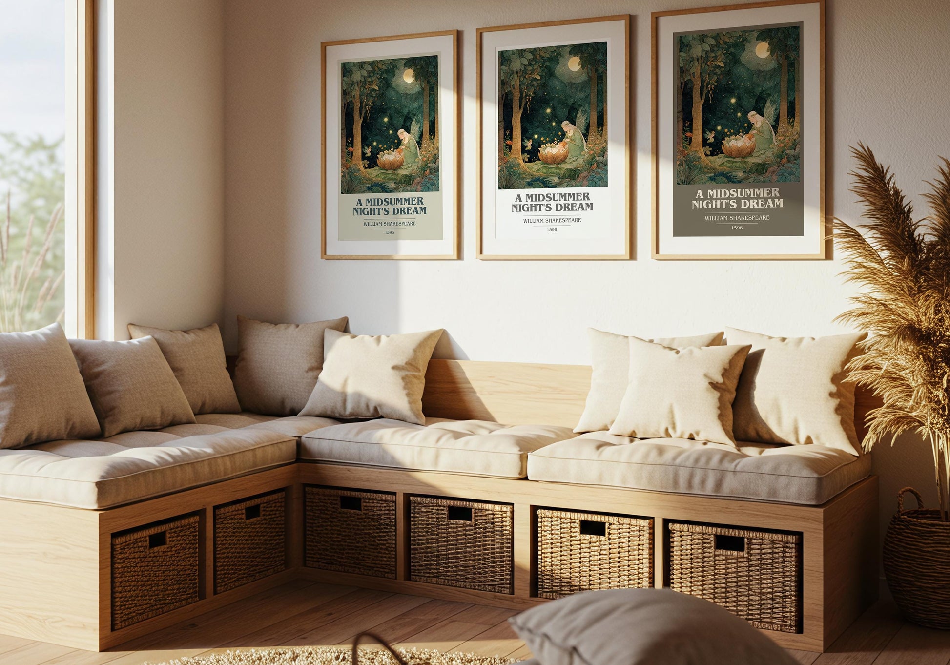 A Midsummer Nights Dream by William Shakespeare | Book Poster | Literary Art Gift For Book Lover | Novel Inspired Wall Art | Free Delivery