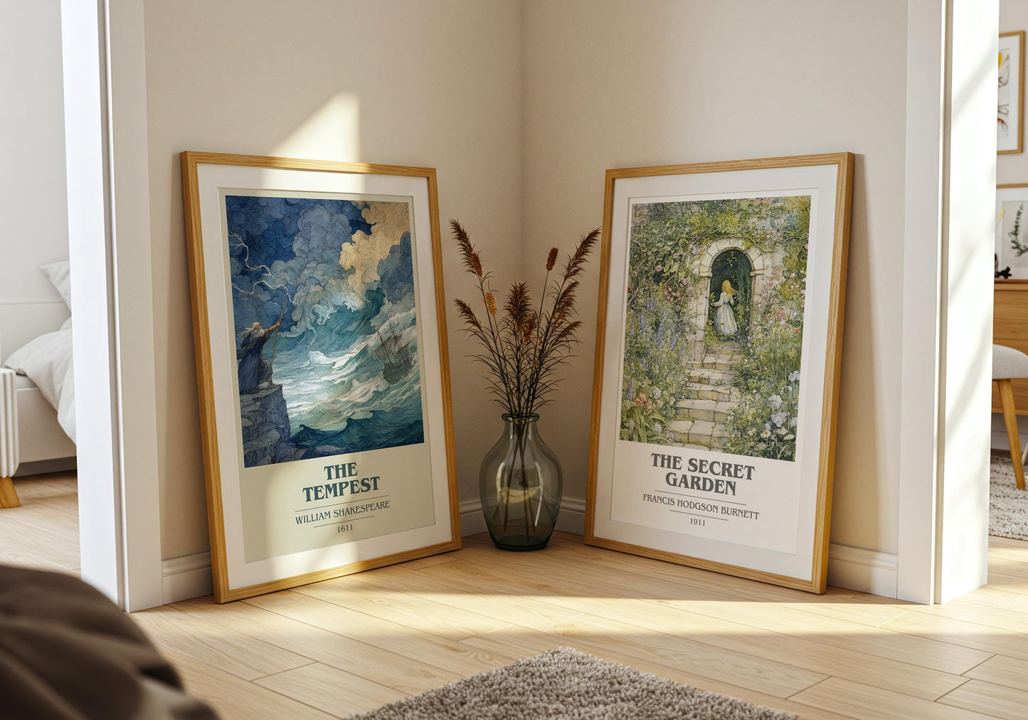 The Tempest by William Shakespeare | Book Poster | Literary Art Gift For Book Lover | Novel Inspired Wall Art | Free Delivery