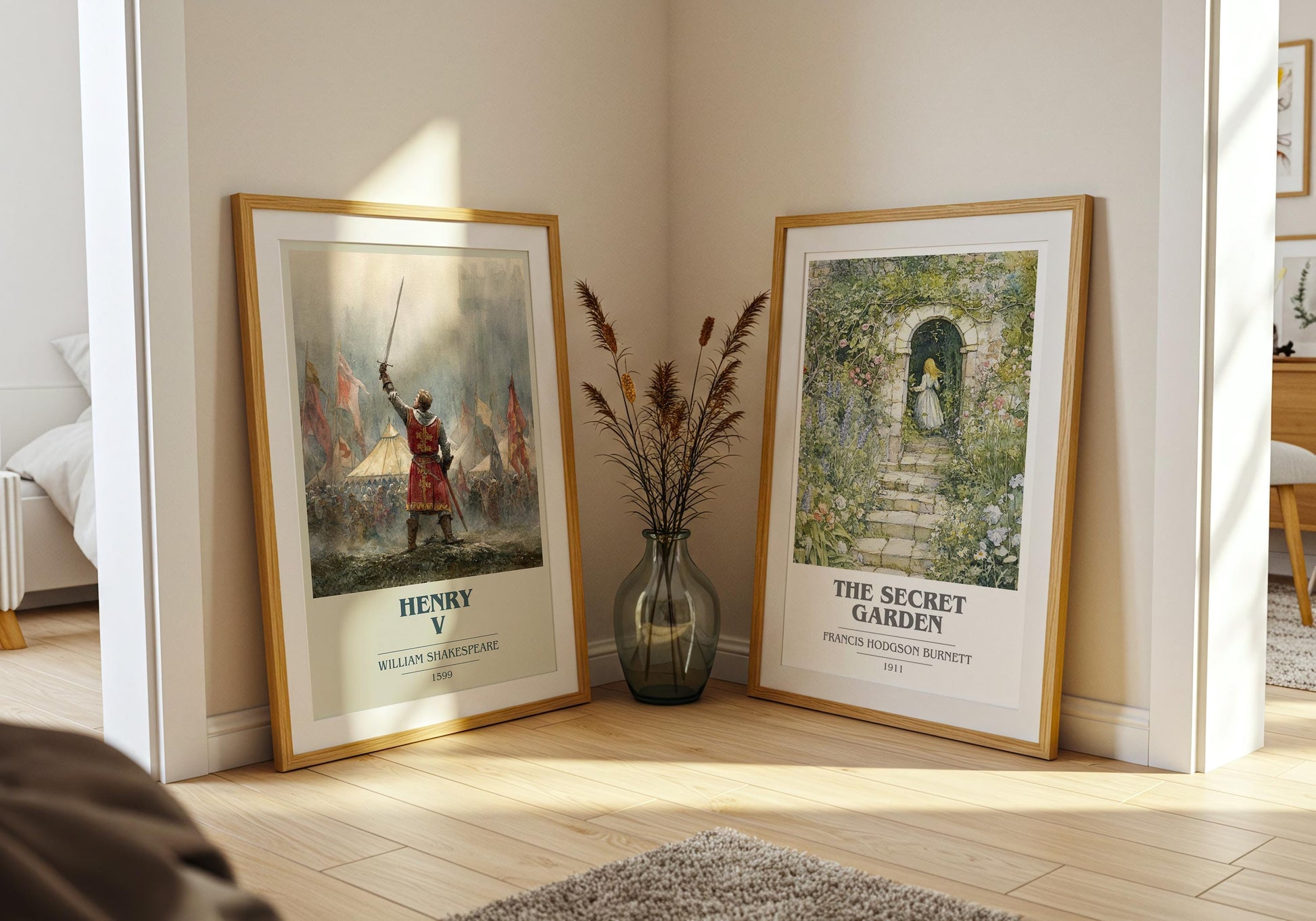 Henry The Fifth by William Shakespeare | Book Poster | Literary Art Gift For Book Lover | Novel Inspired Wall Art | Free Delivery