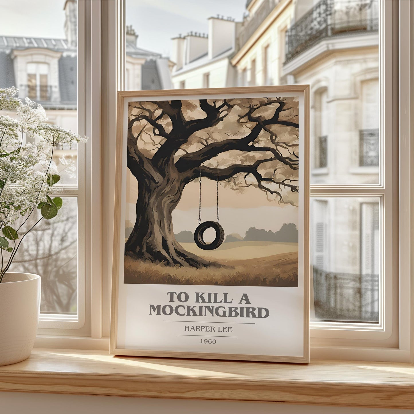 To Kill A Mockingbird book cover poster colour and style options – Harper Lee book art