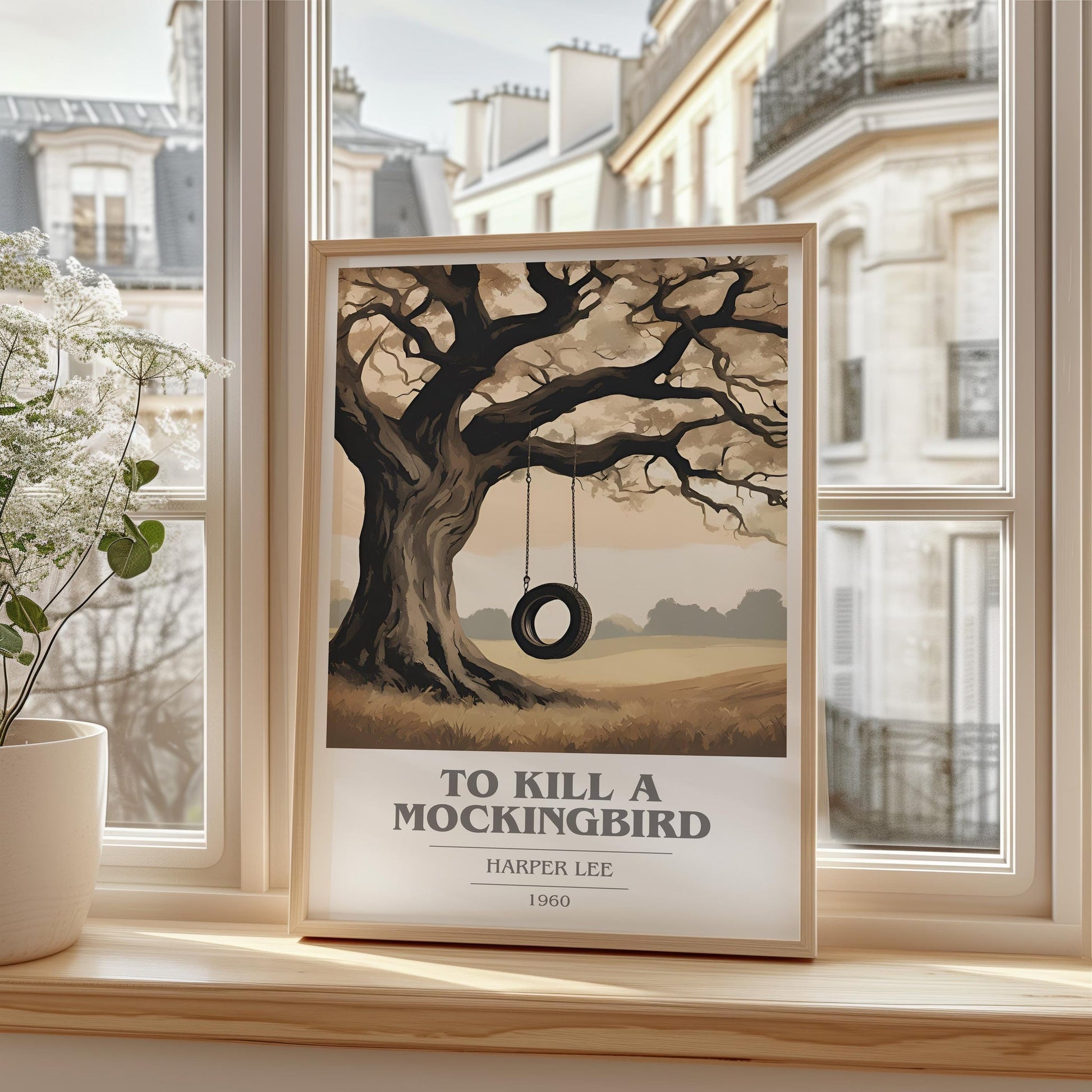 To Kill A Mockingbird book cover poster colour and style options – Harper Lee book art