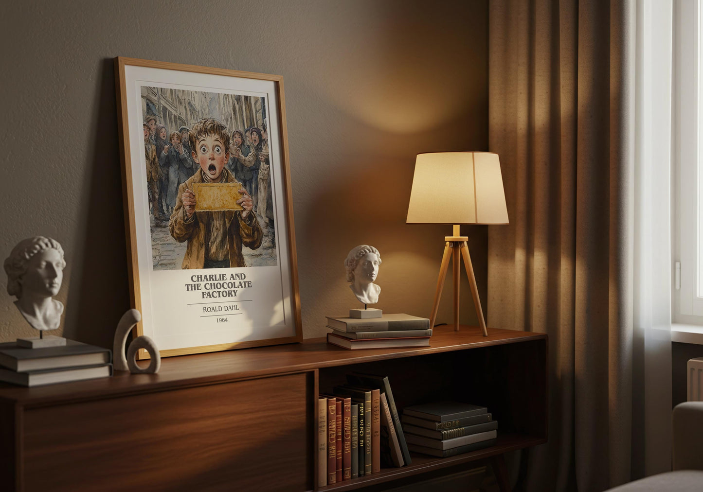 The Rainbow Fish by Marcus Pfister Descriptive Poster Print. Free Delivery Wall Art Author & Blurb Book Artwork Novel