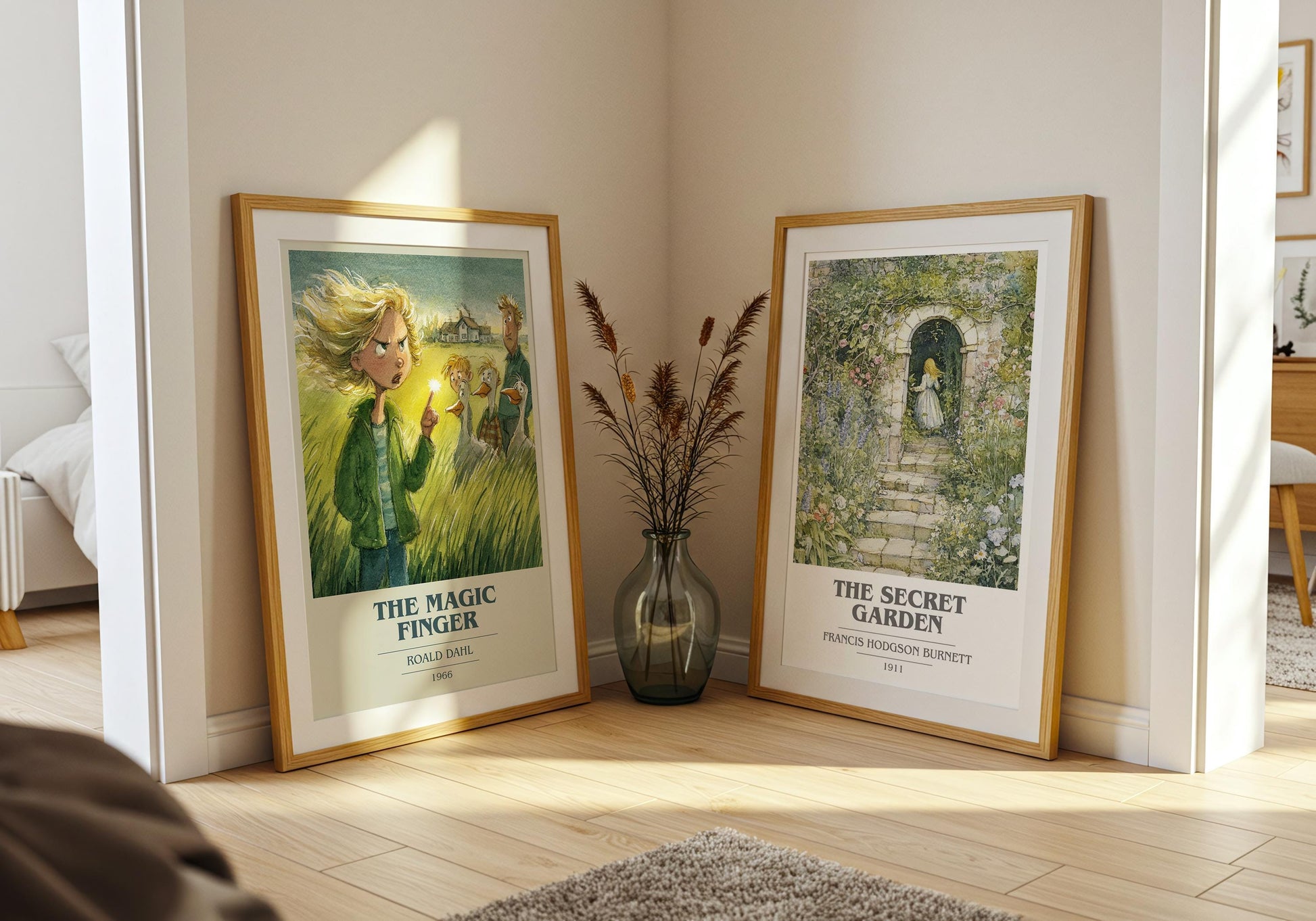 The Magic Finger by Roald Dahl | Book Poster | Literary Art Gift For Book Lover | Novel Inspired Wall Art | Free Delivery