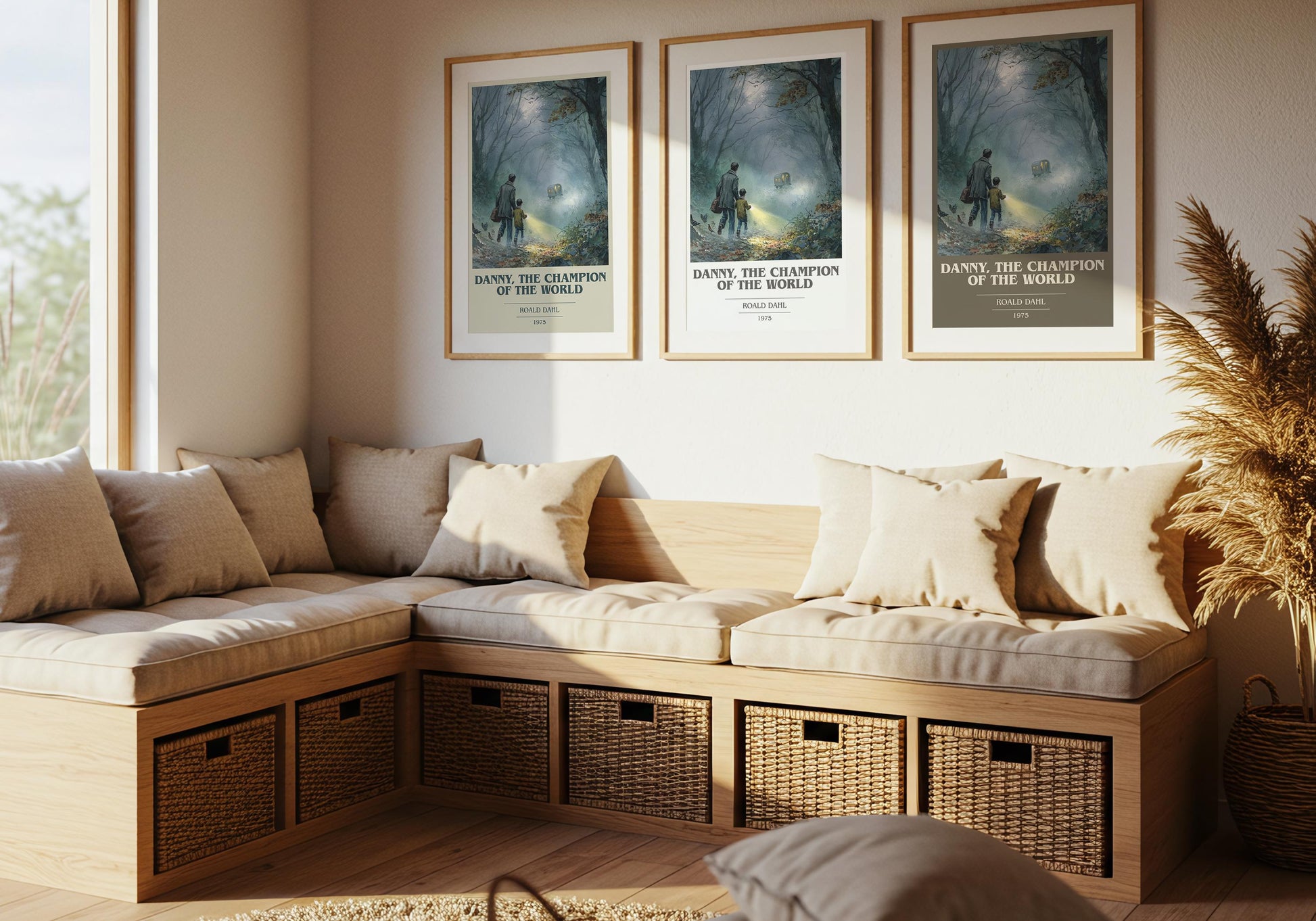 Danny, The Champion of the World by Roald Dahl | Book Poster | Literary Art Gift For Book Lover | Novel Inspired Wall Art