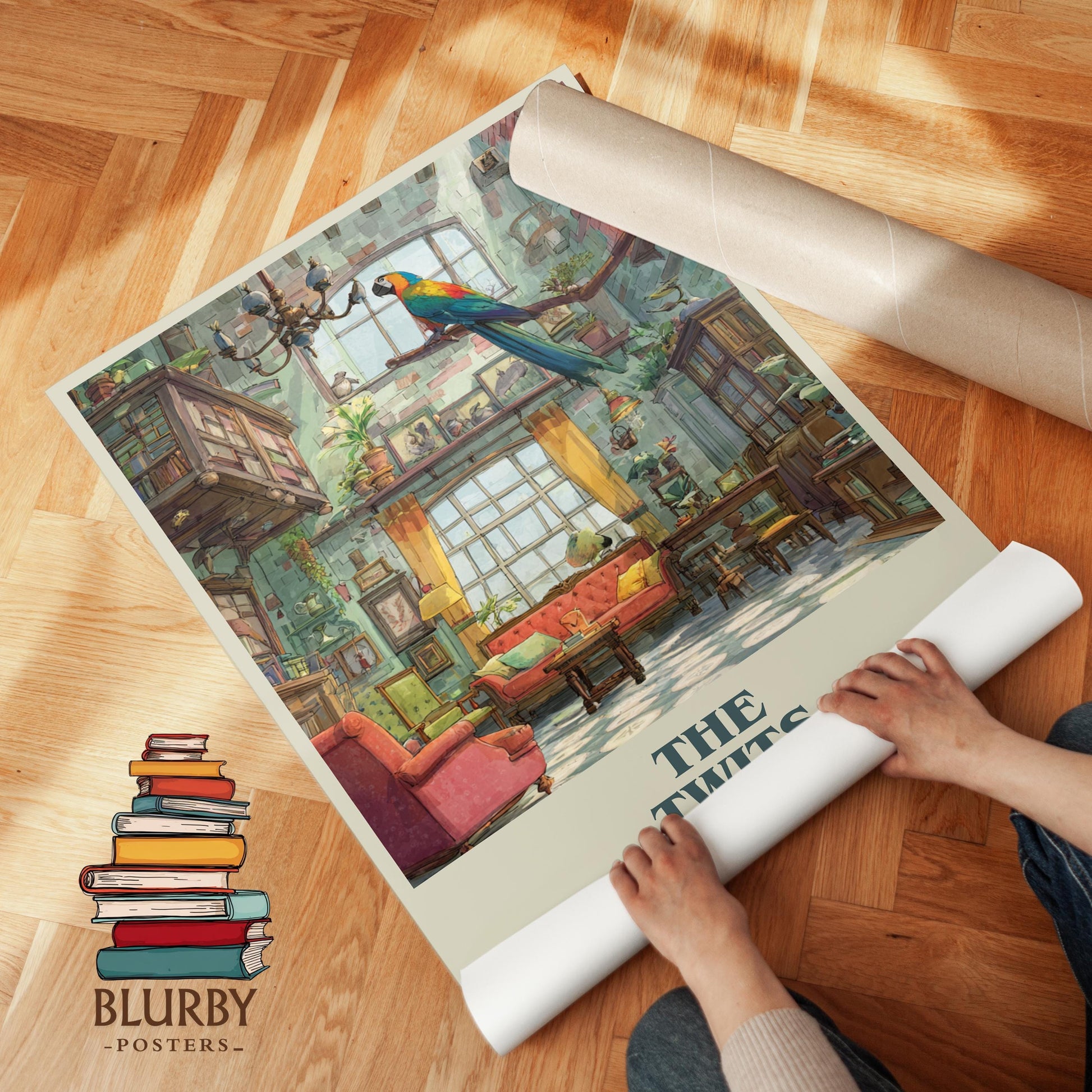 The Twits by Roald Dahl | Book Poster | Literary Art Gift For Book Lover | Novel Inspired Wall Art | Free Delivery