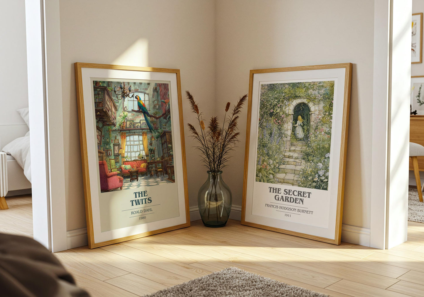 The Twits by Roald Dahl | Book Poster | Literary Art Gift For Book Lover | Novel Inspired Wall Art | Free Delivery