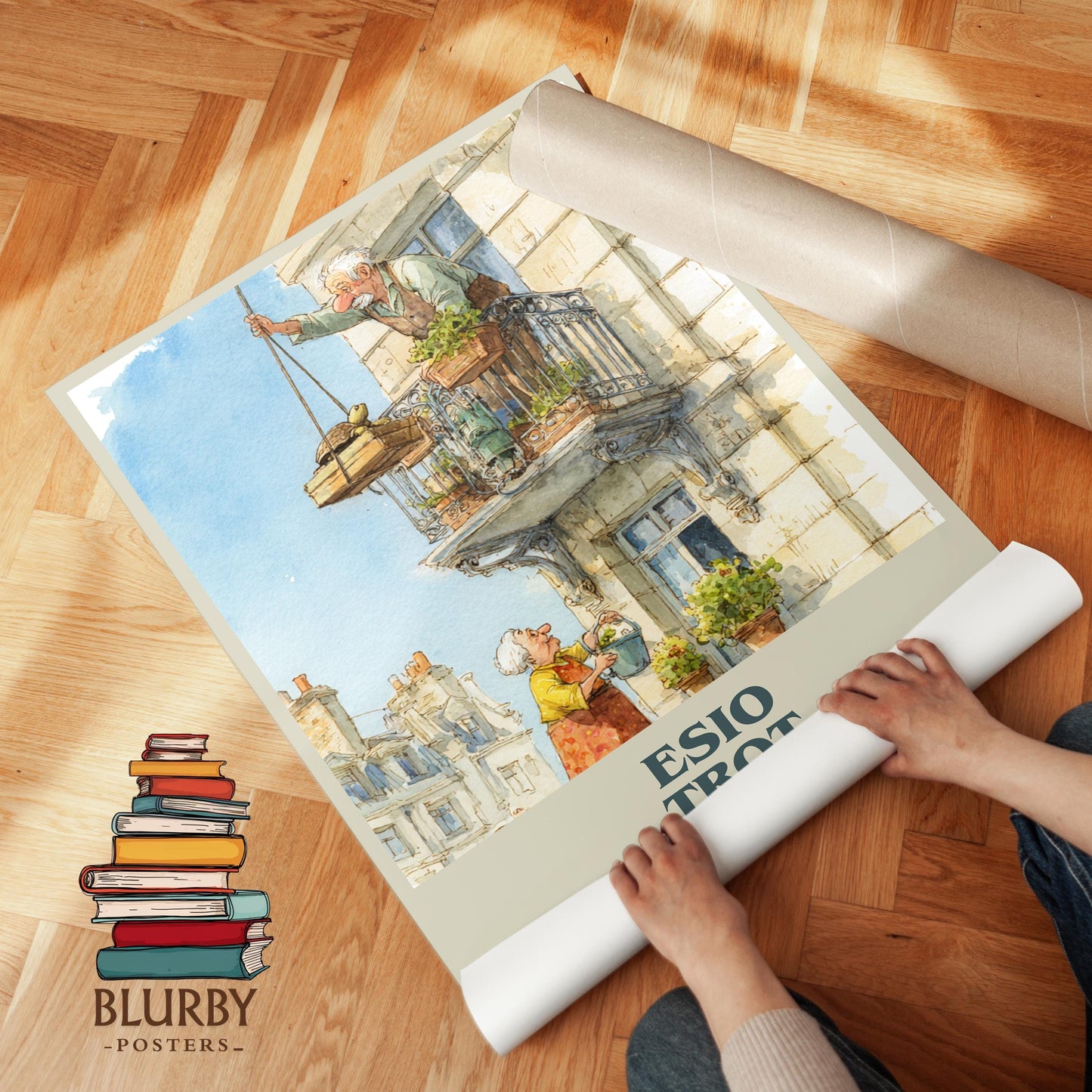 Esio Trot by Roald Dahl | Book Poster | Literary Art Gift For Book Lover | Novel Inspired Wall Art | Free Delivery