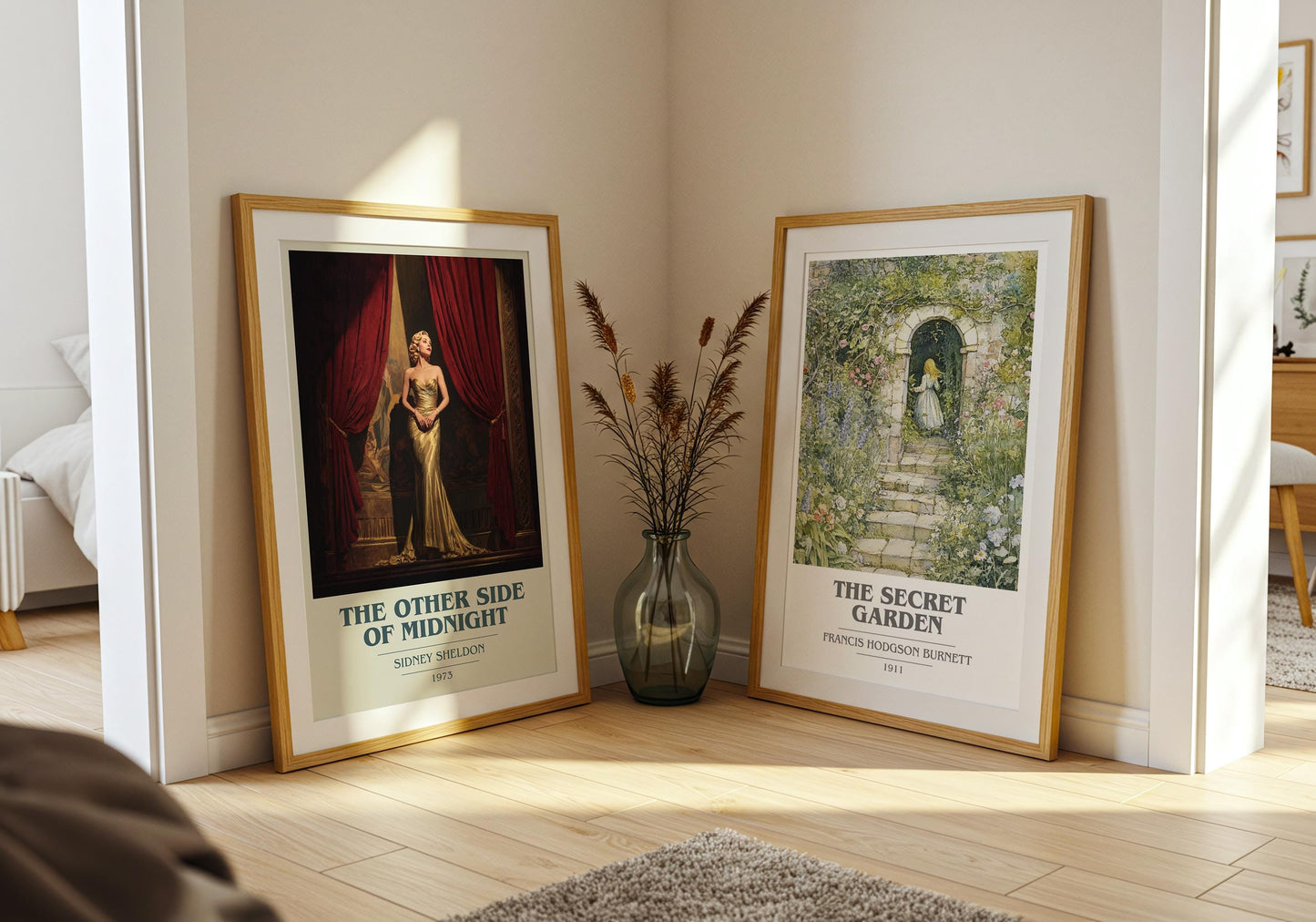 The Otherside Of Midnight by Sidney Sheldon | Book Poster | Literary Art Gift For Book Lover | Novel Inspired Wall Art | Free Delivery