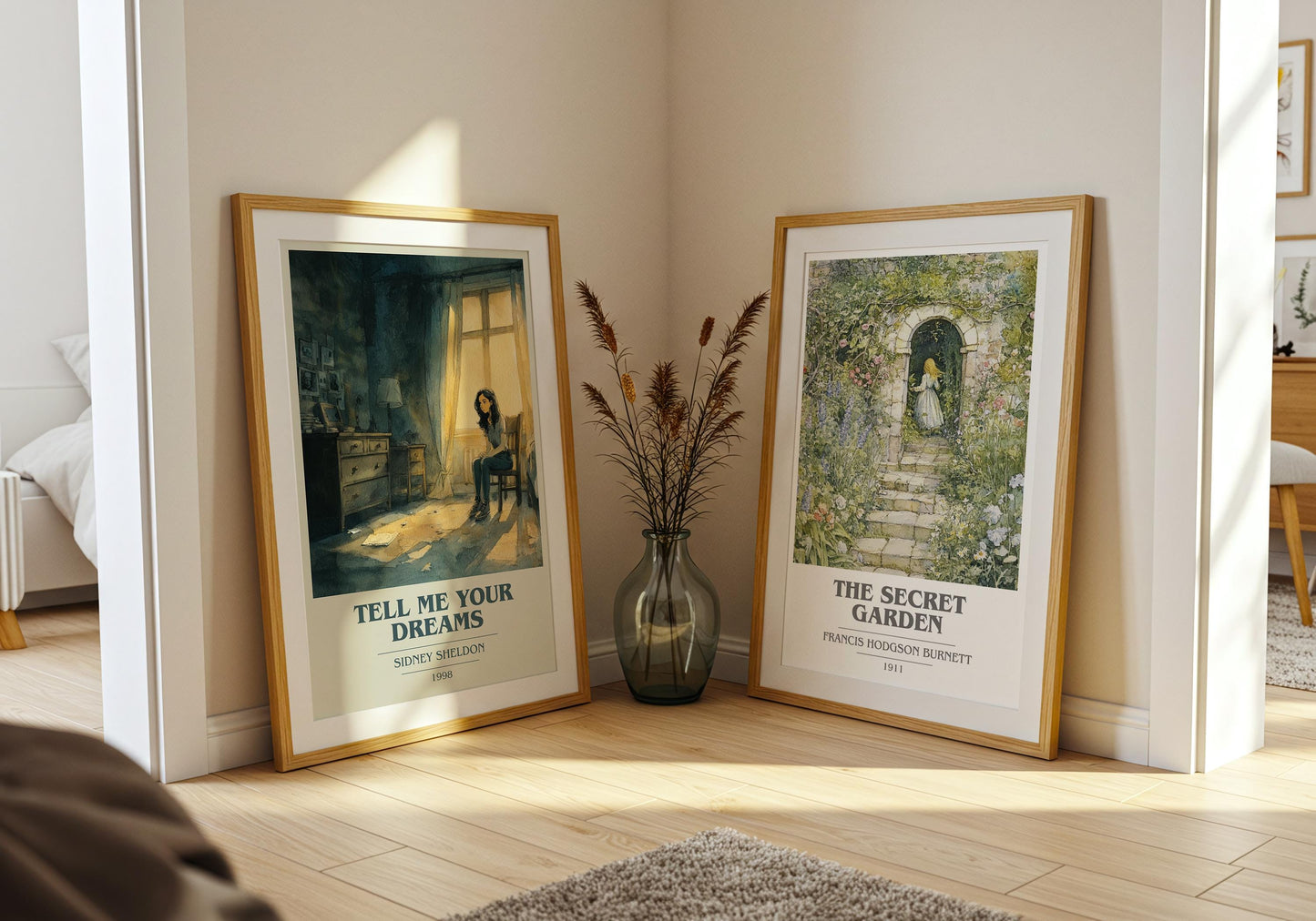 Tell Me Your Dreams by Sidney Sheldon | Book Poster | Literary Art Gift For Book Lover | Novel Inspired Wall Art | Free Delivery