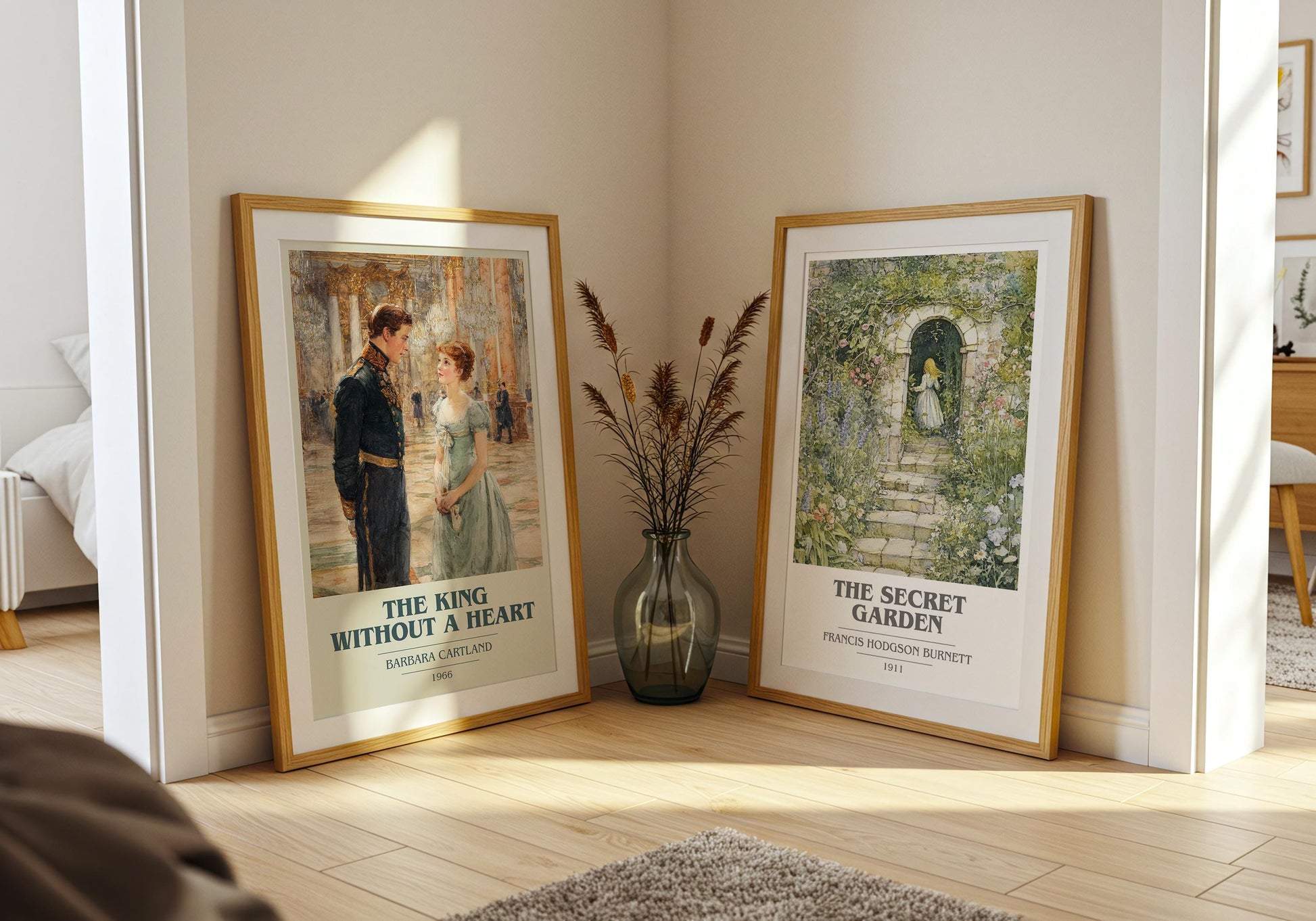 The King Without A Heart by Barbara Cartland | Book Poster | Literary Art Gift For Book Lover | Novel Inspired Wall Art | Free Delivery