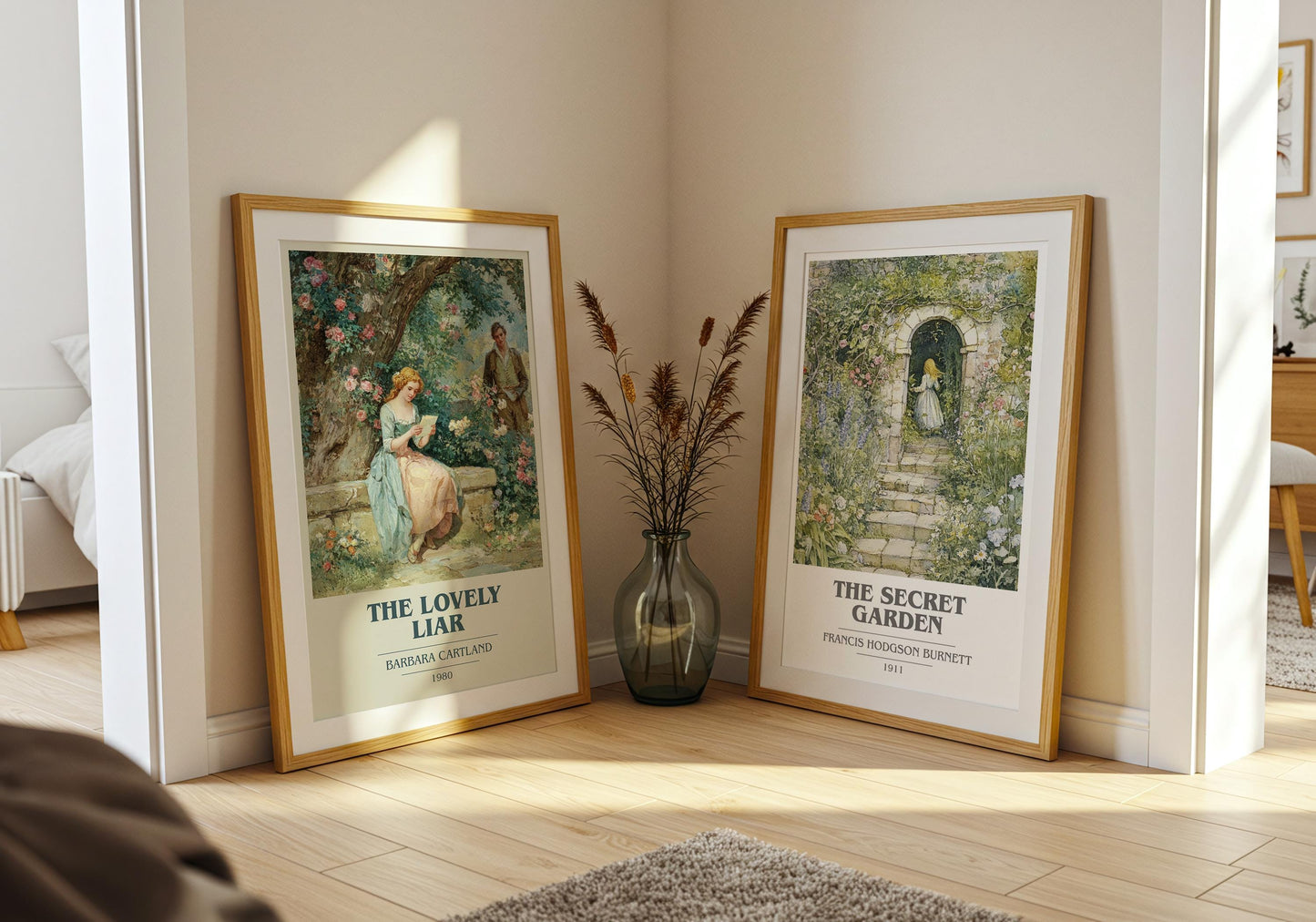 The Lovely Liar by Barbara Cartland | Book Poster | Literary Art Gift For Book Lover | Novel Inspired Wall Art | Free Delivery