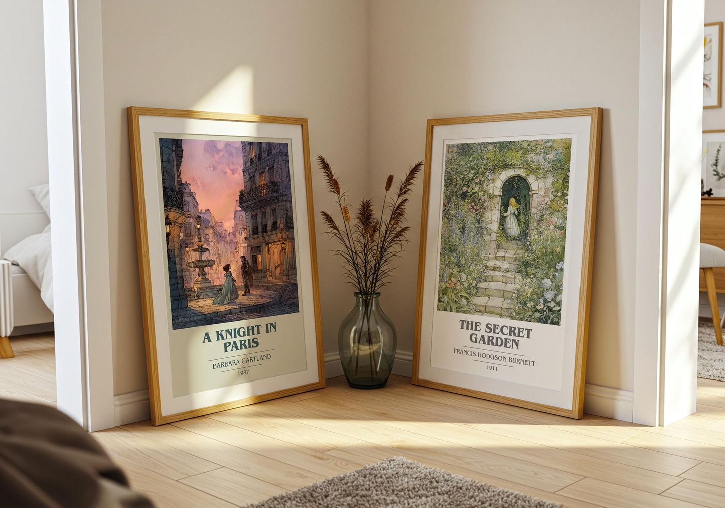 A Knight In Paris by Barbara Cartland | Book Poster | Literary Art Gift For Book Lover | Novel Inspired Wall Art | Free Delivery