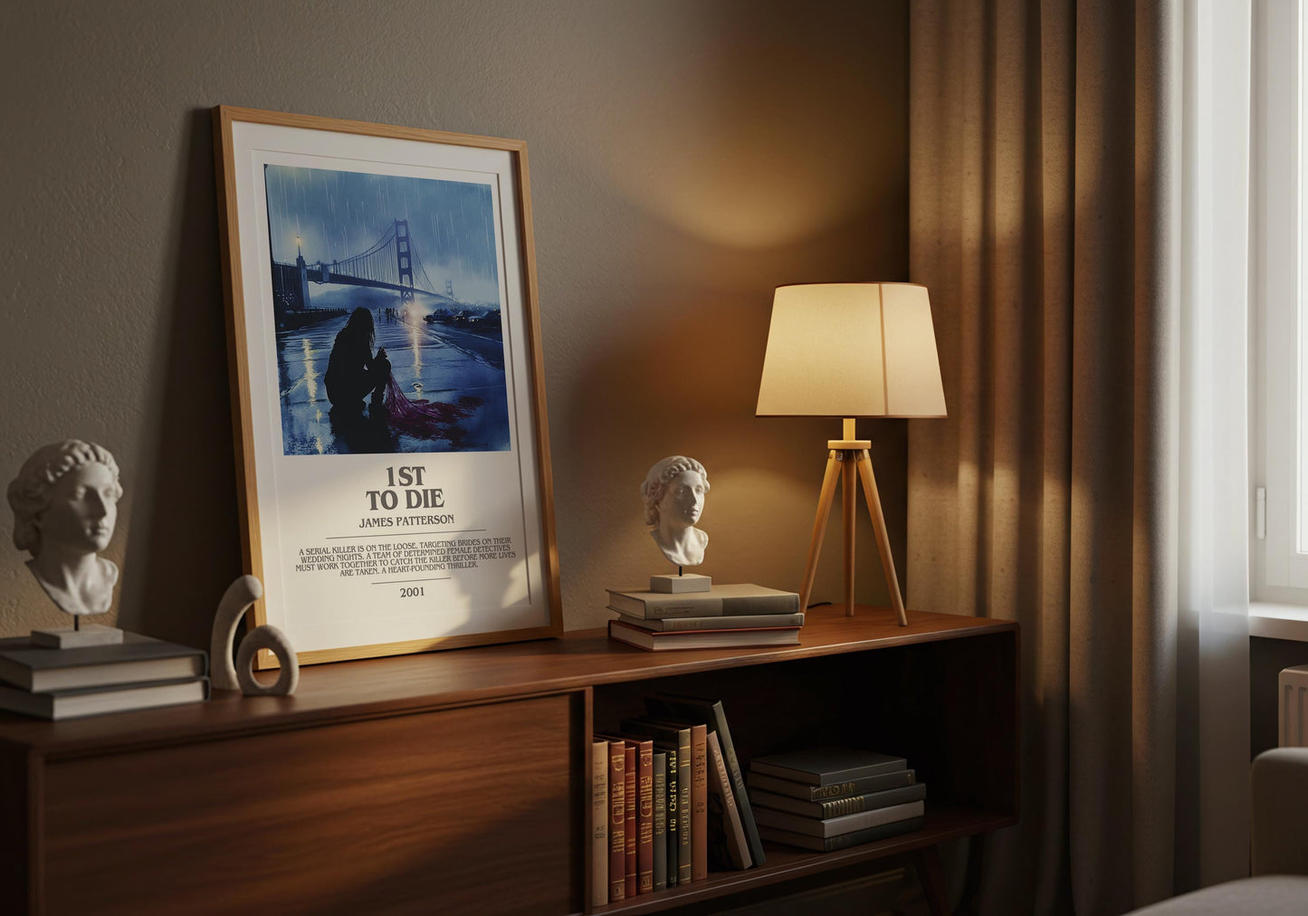 1st To Die by James Patterson | Descriptive Modern Book Art | Poster