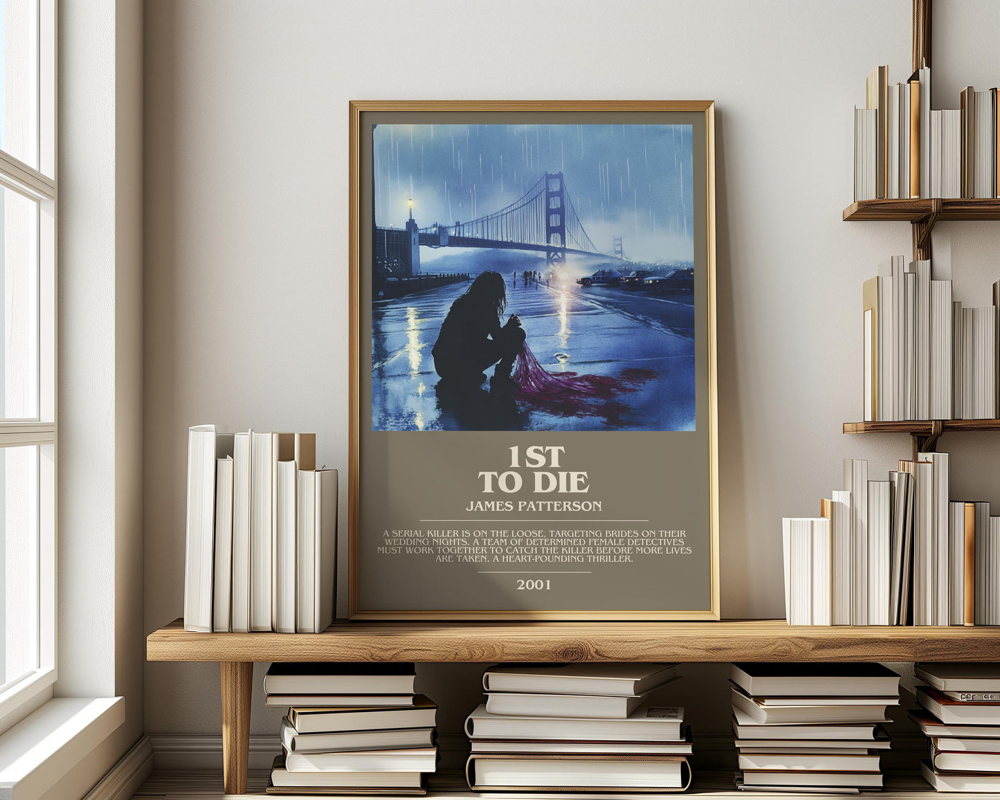 1st To Die by James Patterson | Descriptive Modern Book Art | Poster